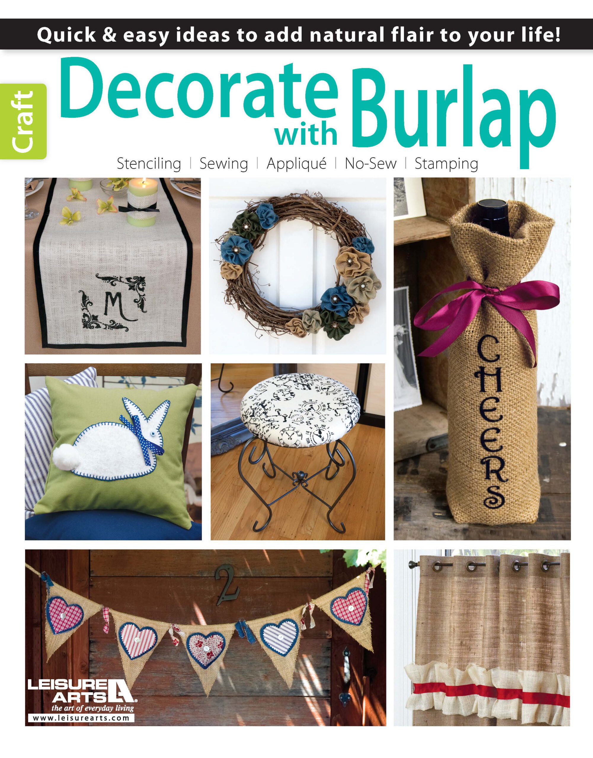 Decorate With Burlap Craft