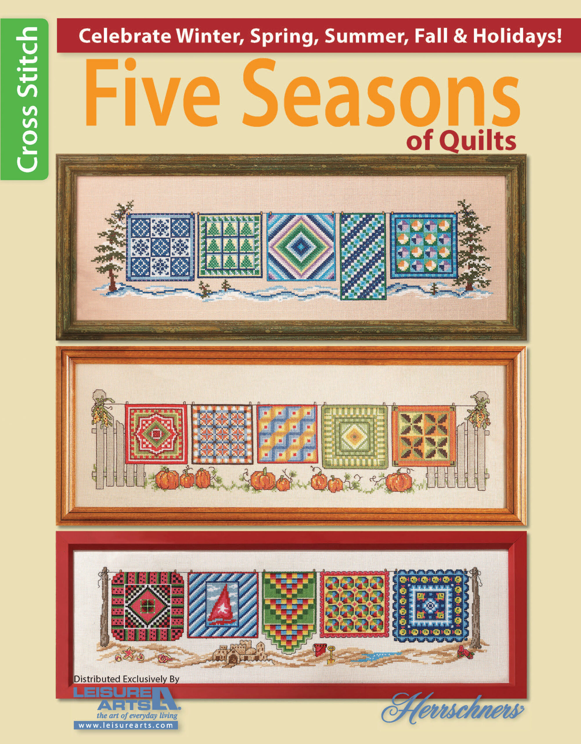 Five Seasons Of Quilts Cross Stitch