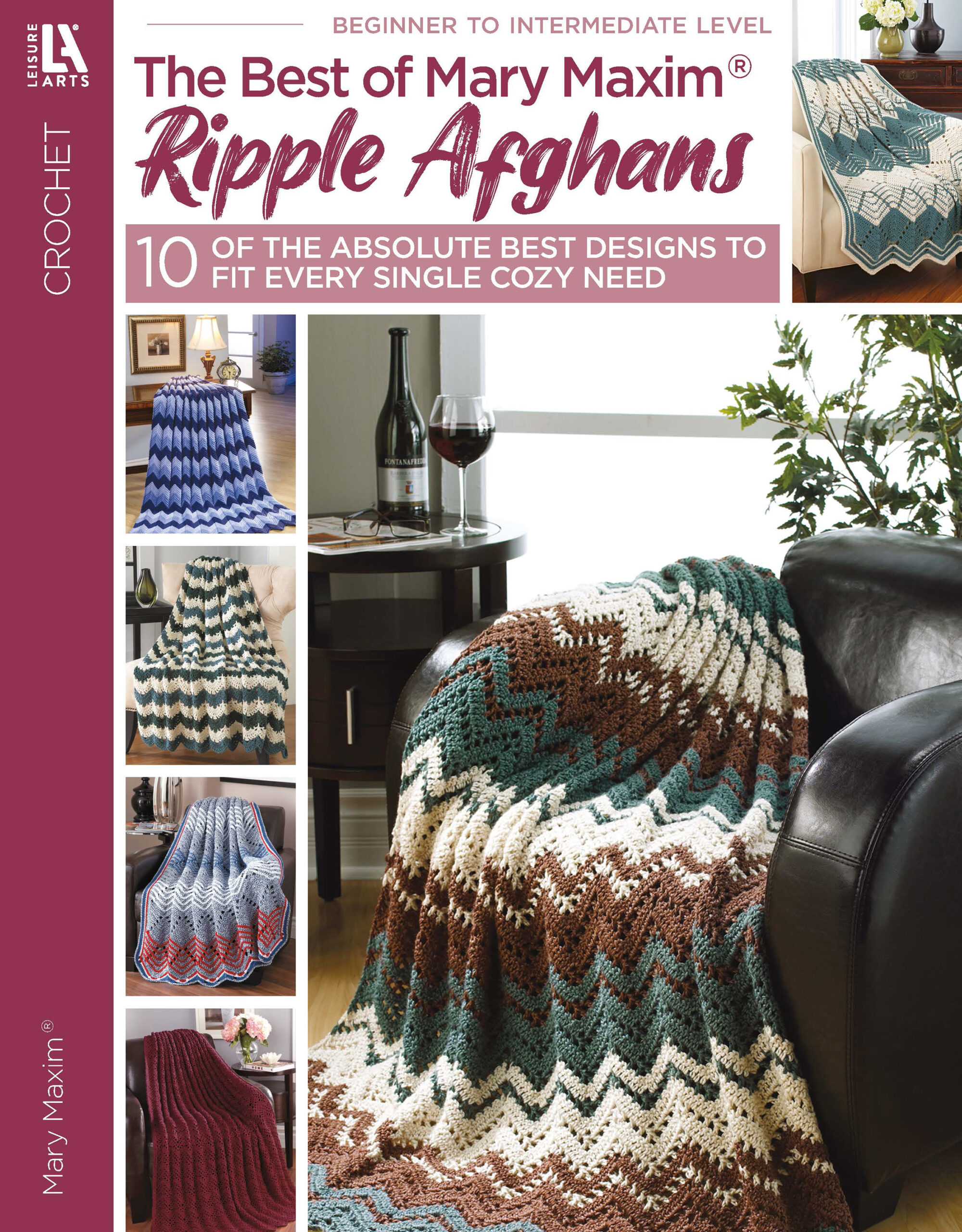 Best Of Mary Maxim Ripple Afghans Crochet