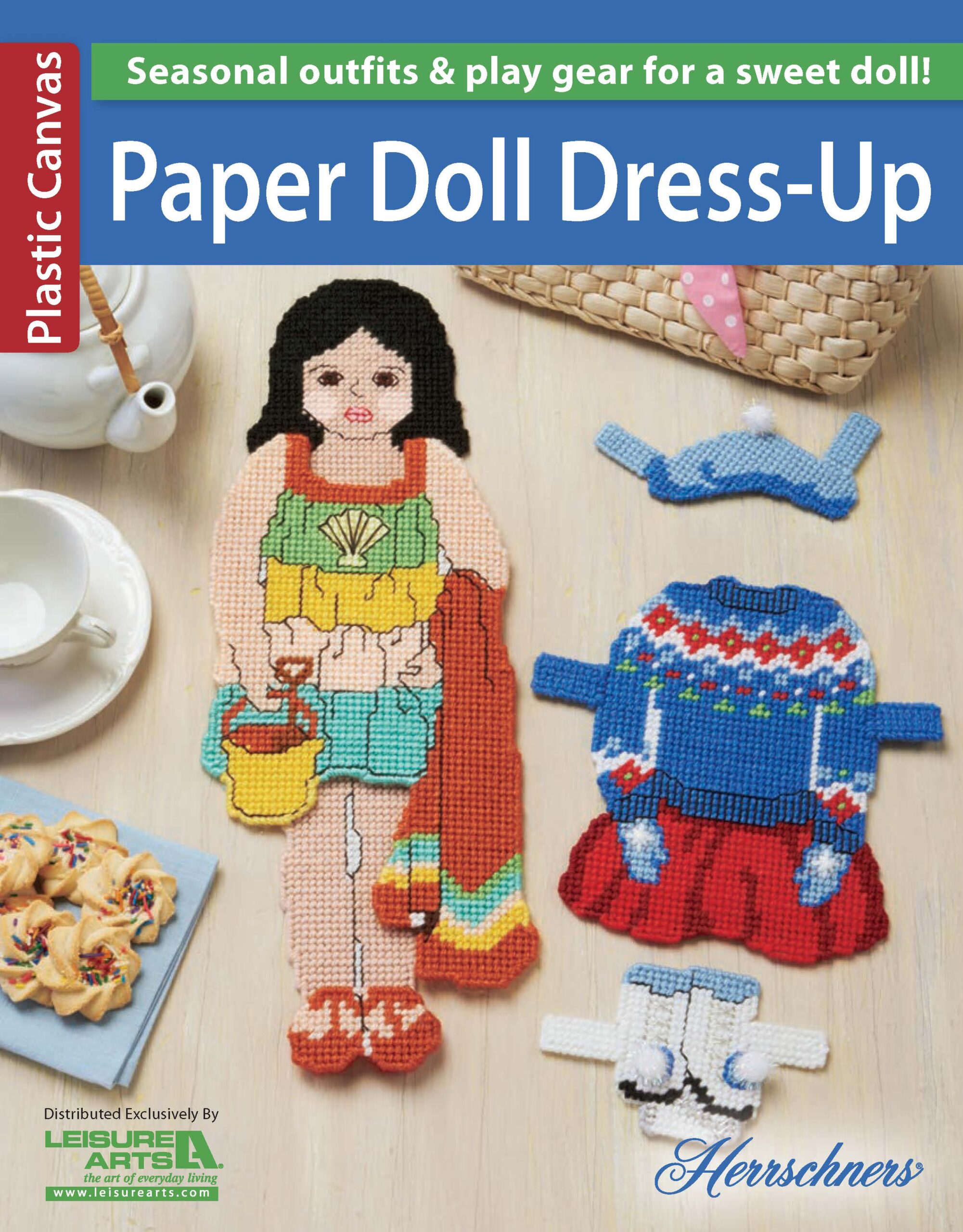 Stitchery Paper Doll Dress-Up Plastic Canvas Herrschners
