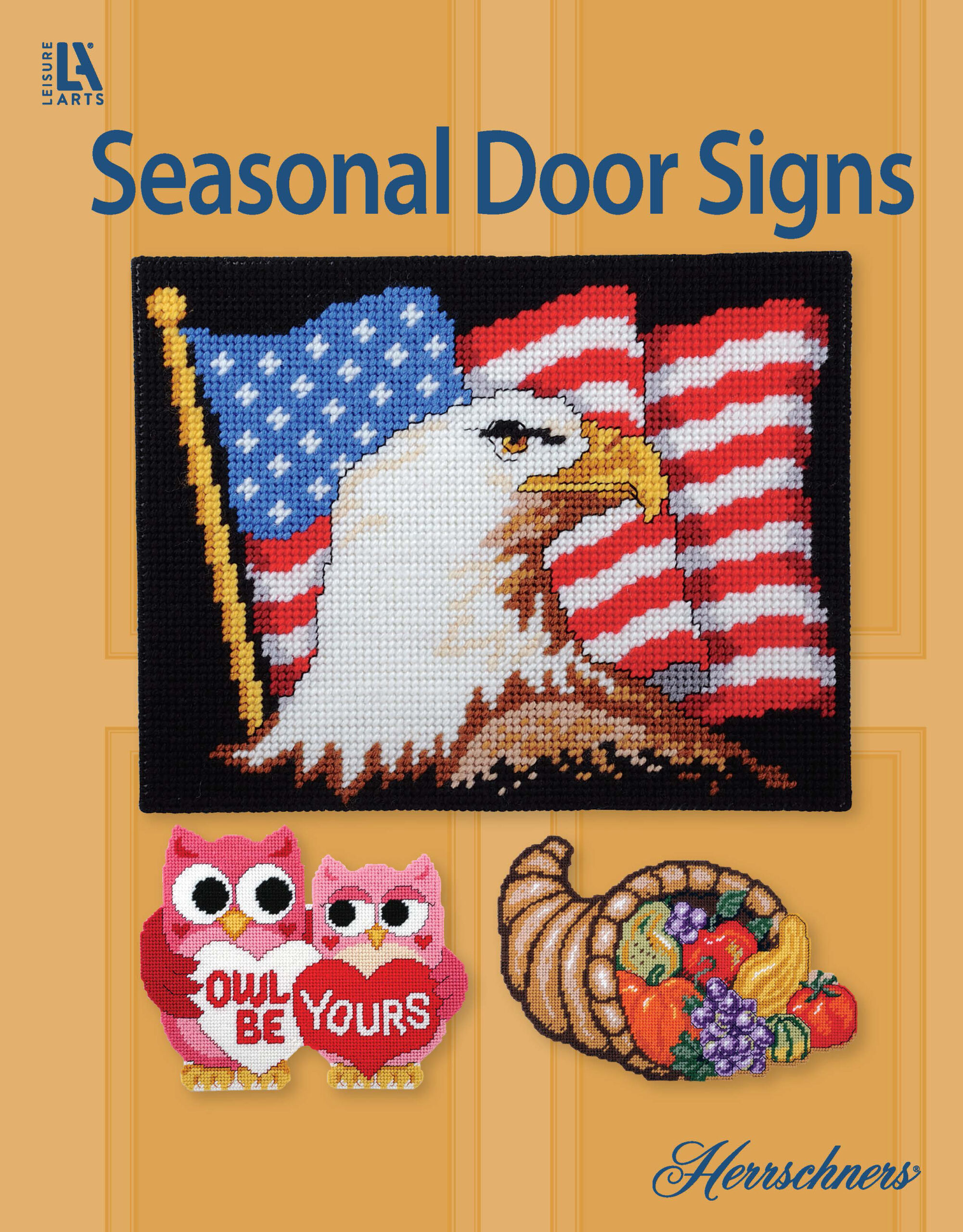 Seasonal Door Signs Plastic Canvas
