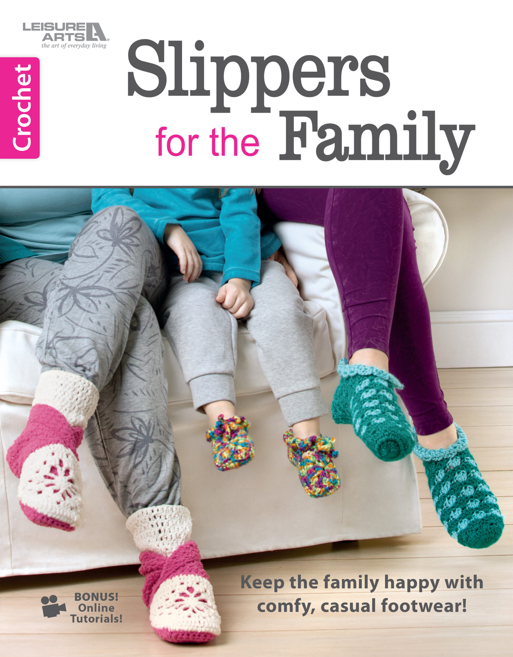 Crochet Slippers For The Family