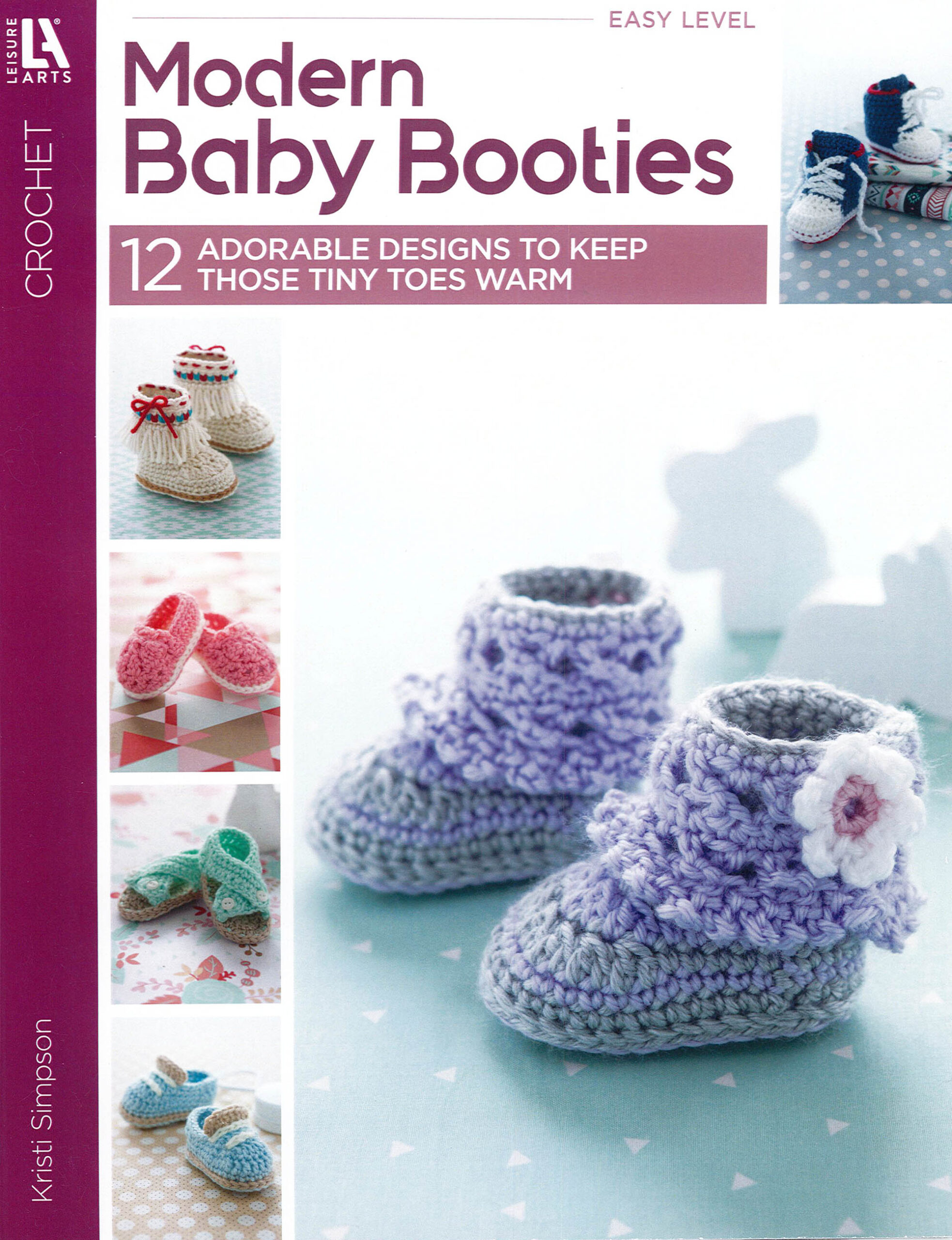 Modern Baby Booties Crochet
