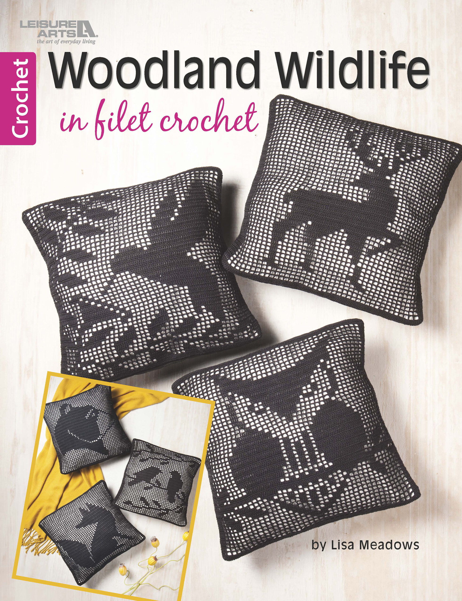 Woodland Wildlife In Filet Crochet
