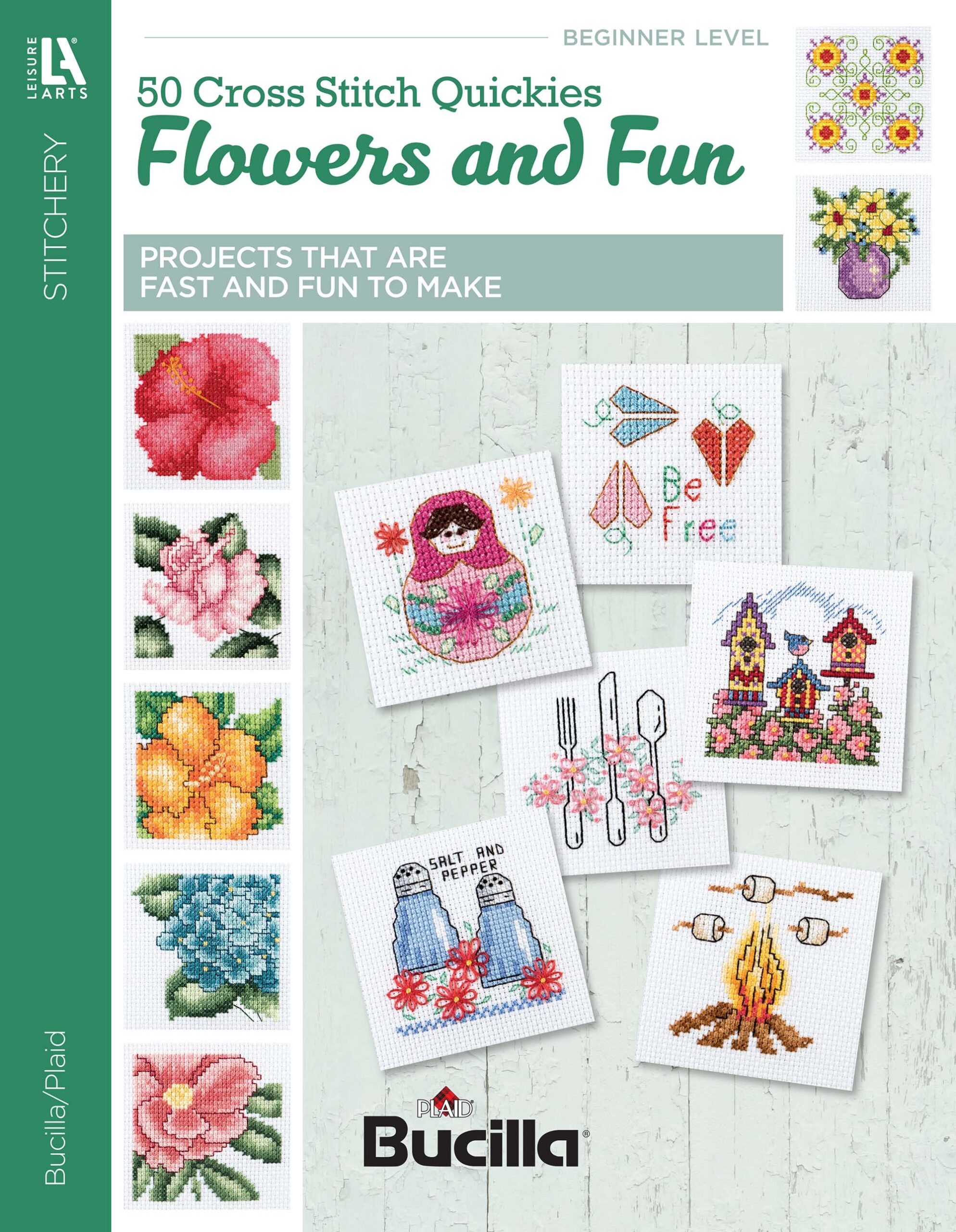 Stitchery 50 Cross Stitch Quickies Flowers And Fun