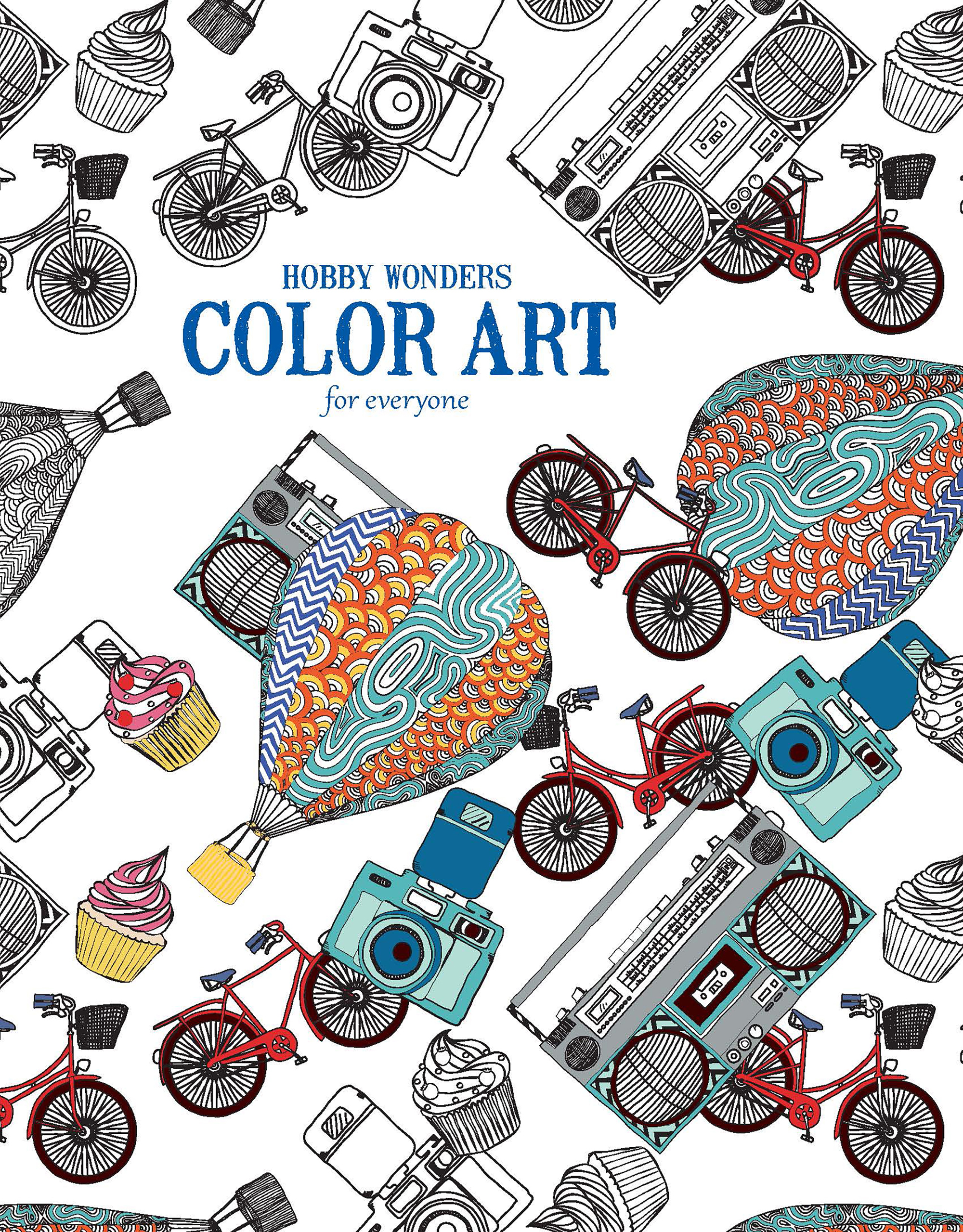 Leisure Arts Hobby Wonders Color Art For Everyone Coloring Book