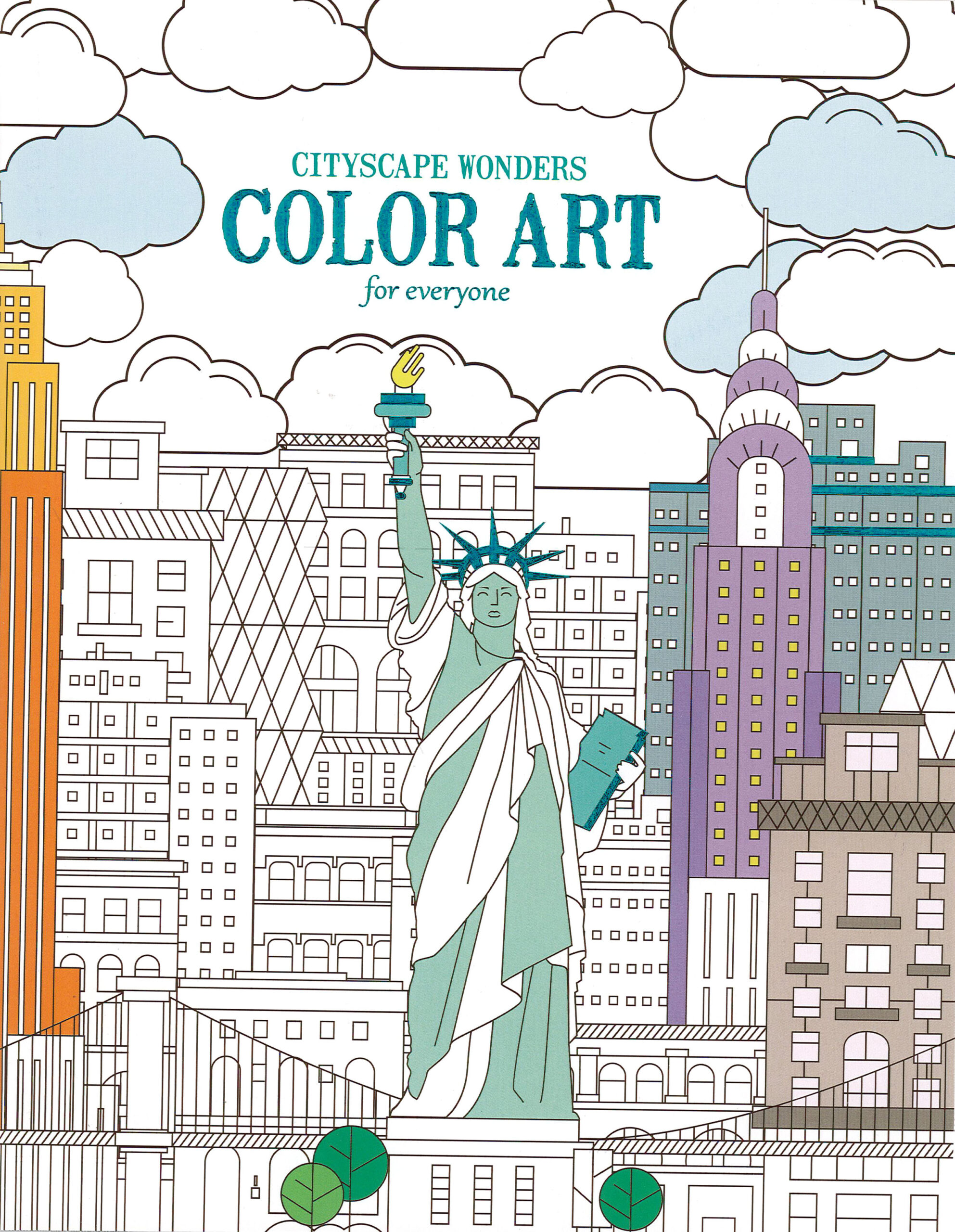 Cityscape Wonders Color Art For Everyone Coloring