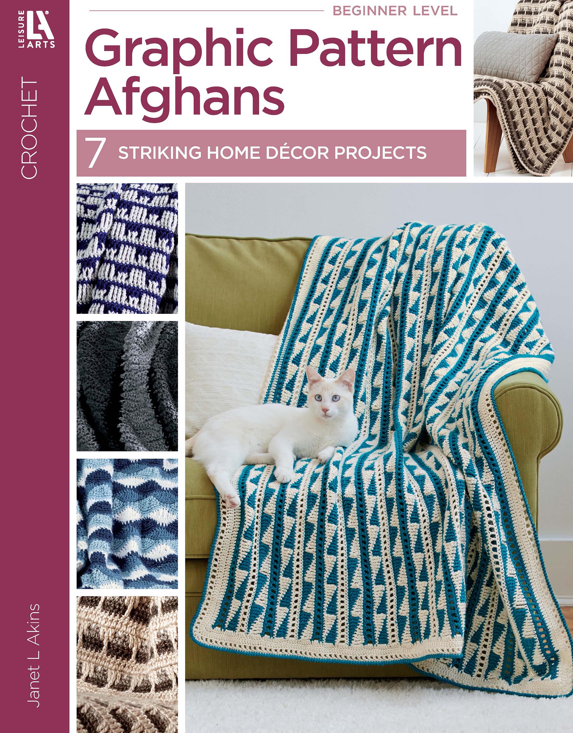 Graphic Pattern Afghans Crochet