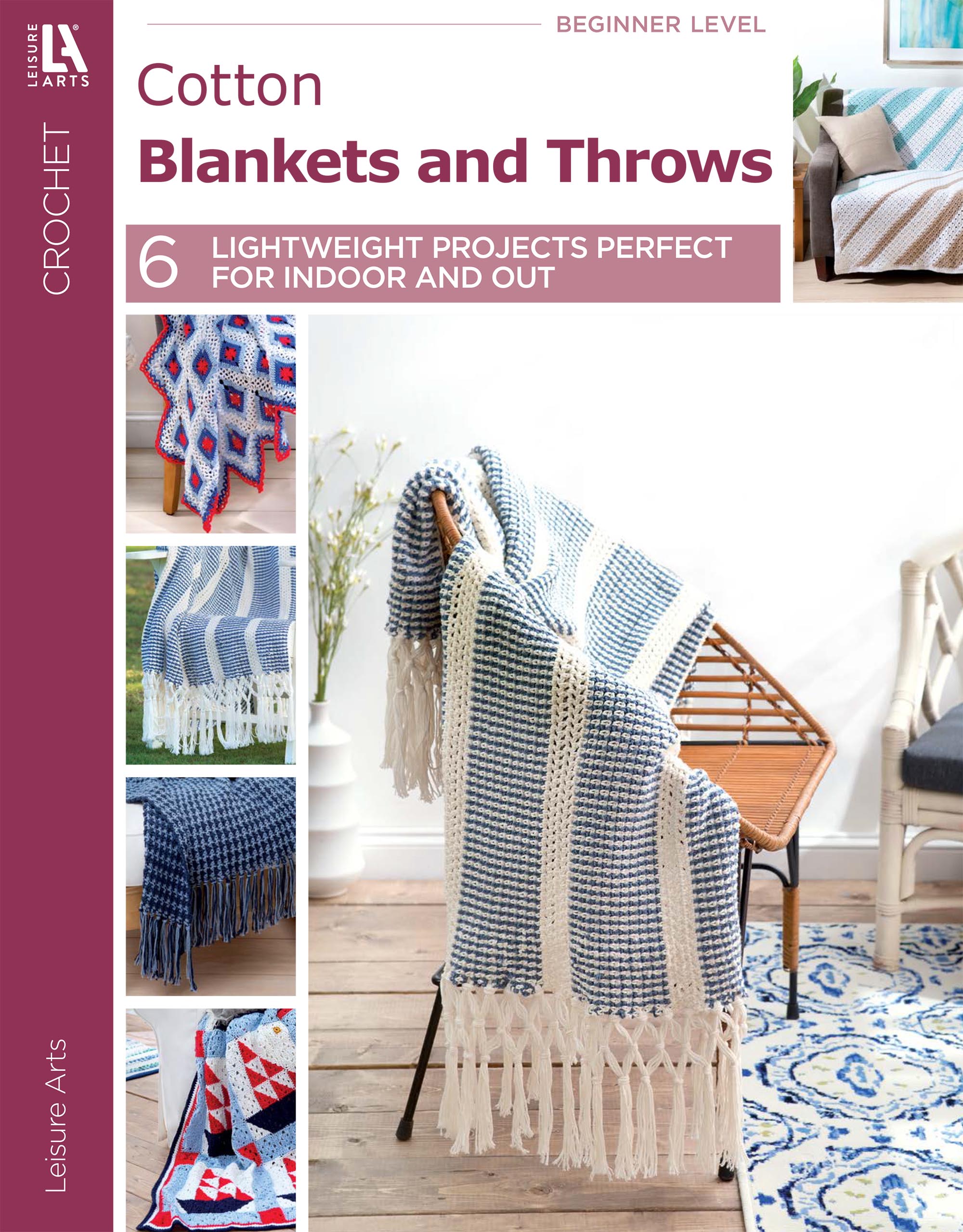 Cotton Blankets & Throws Crochet