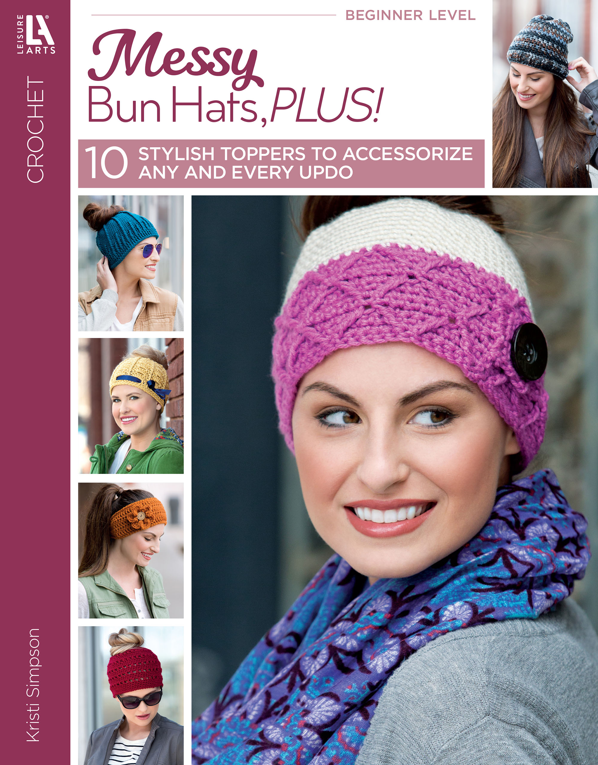 Crochet Messy Bun Hats, Plus! Crochet