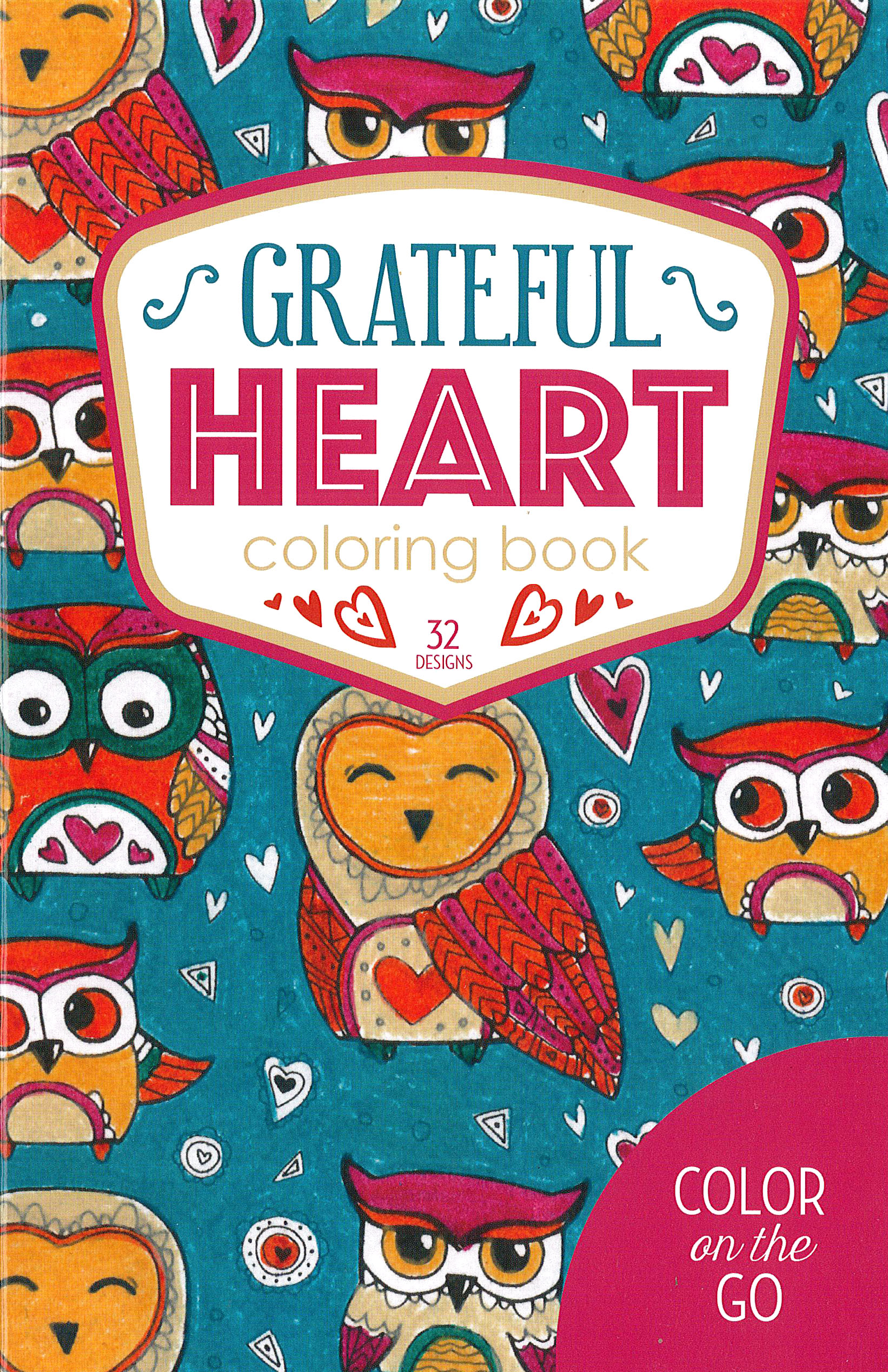 Color And Go Grateful Heart Coloring