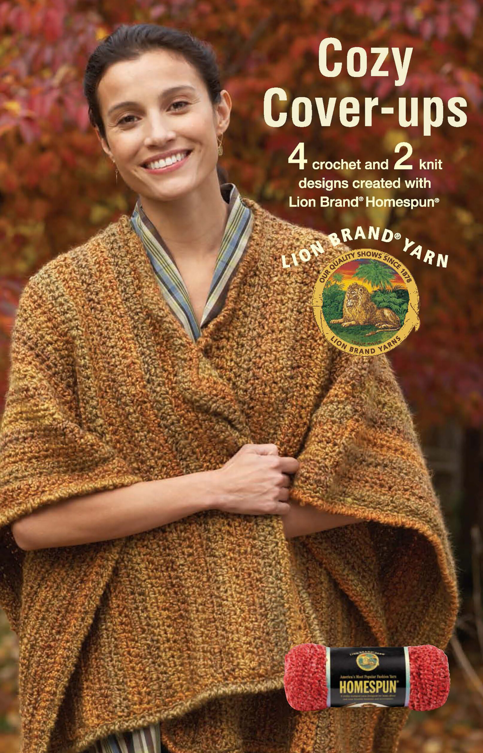 Lion Brand Cozy Cover Ups Crochet