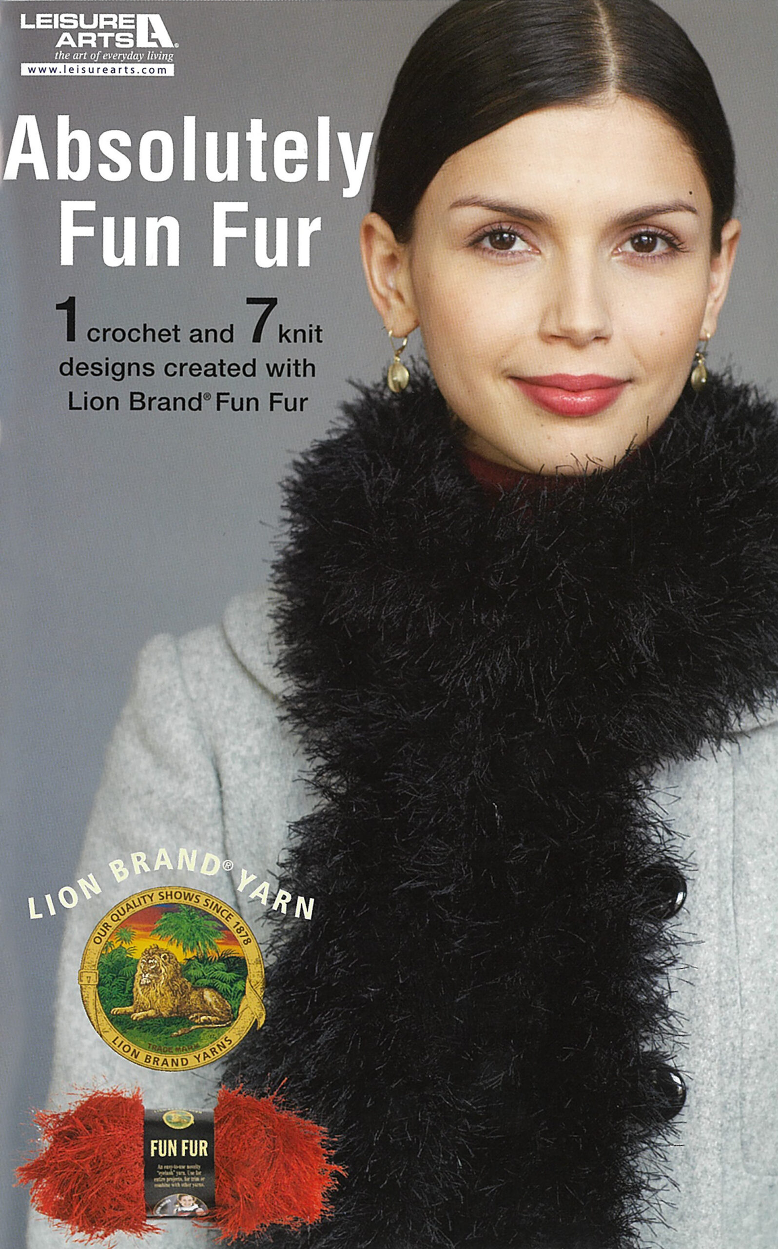 Lion Brand Yarn Absolutely Fun Fur Knit