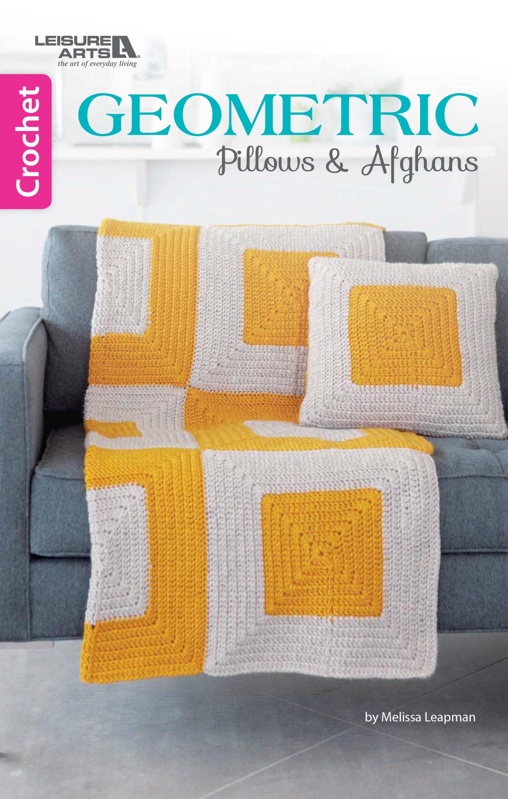 Crochet Geometric Pillows & Afghans