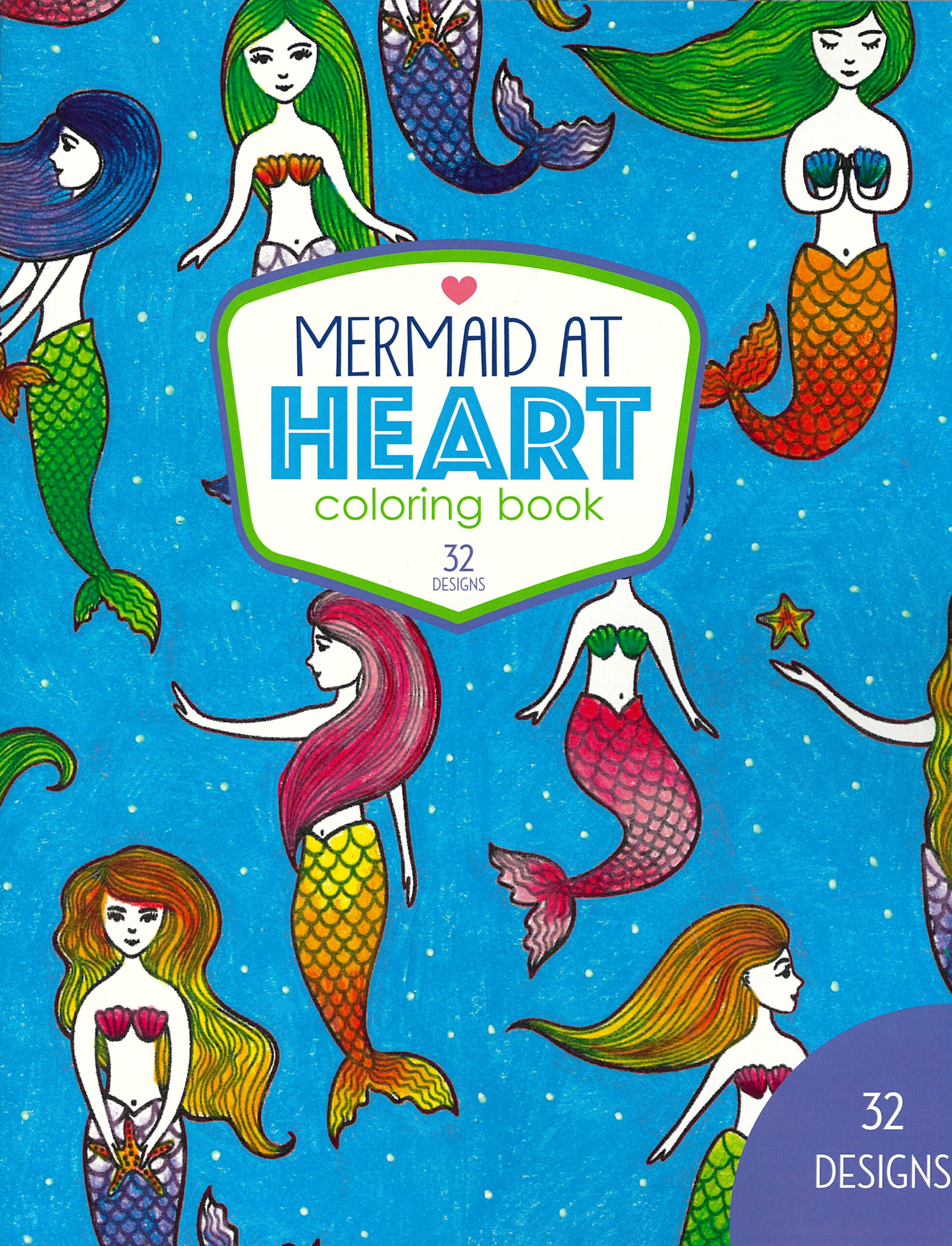 Colorings Mermaids At Heart