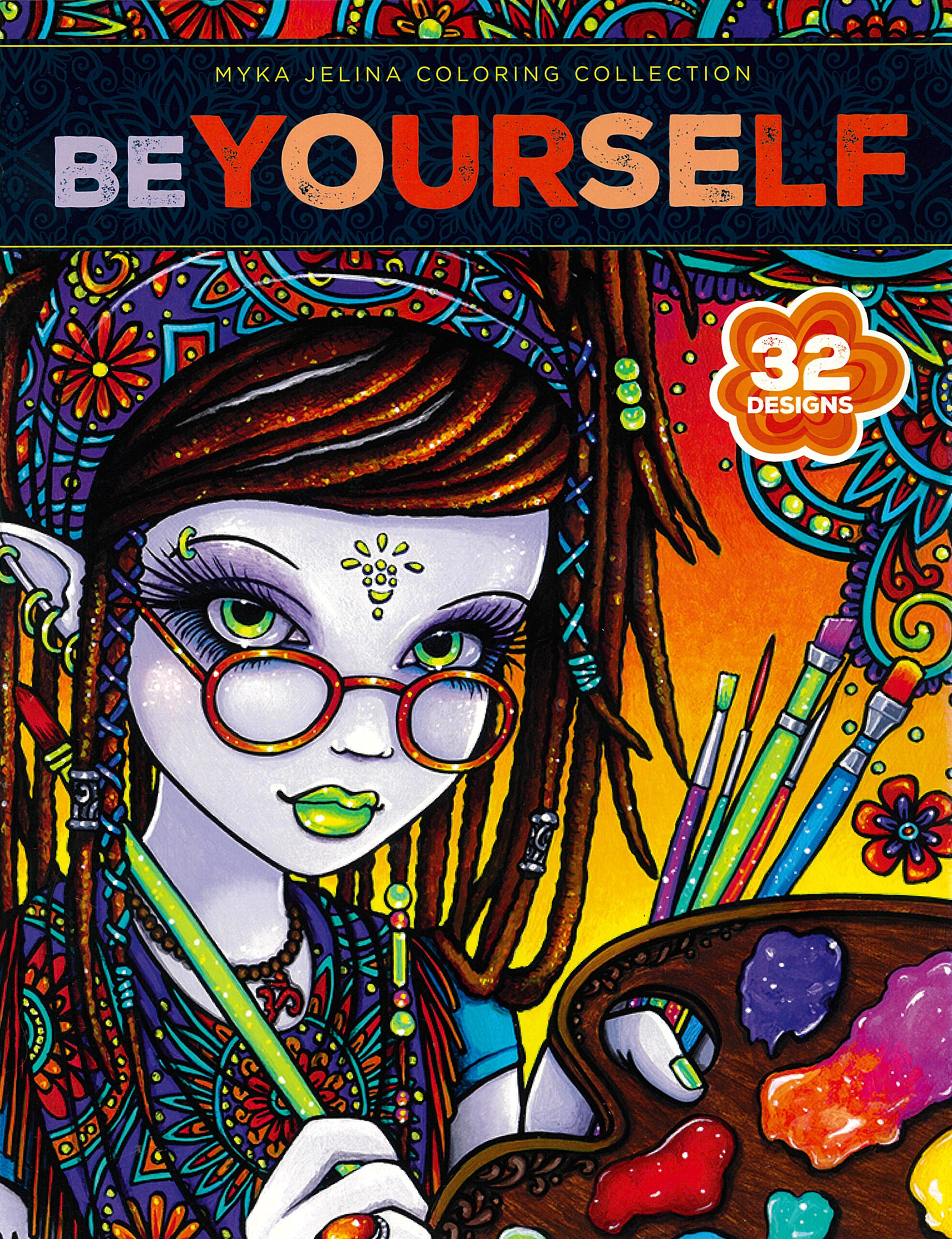 Colorings Myka Jelina Be Yourself 32 Designs