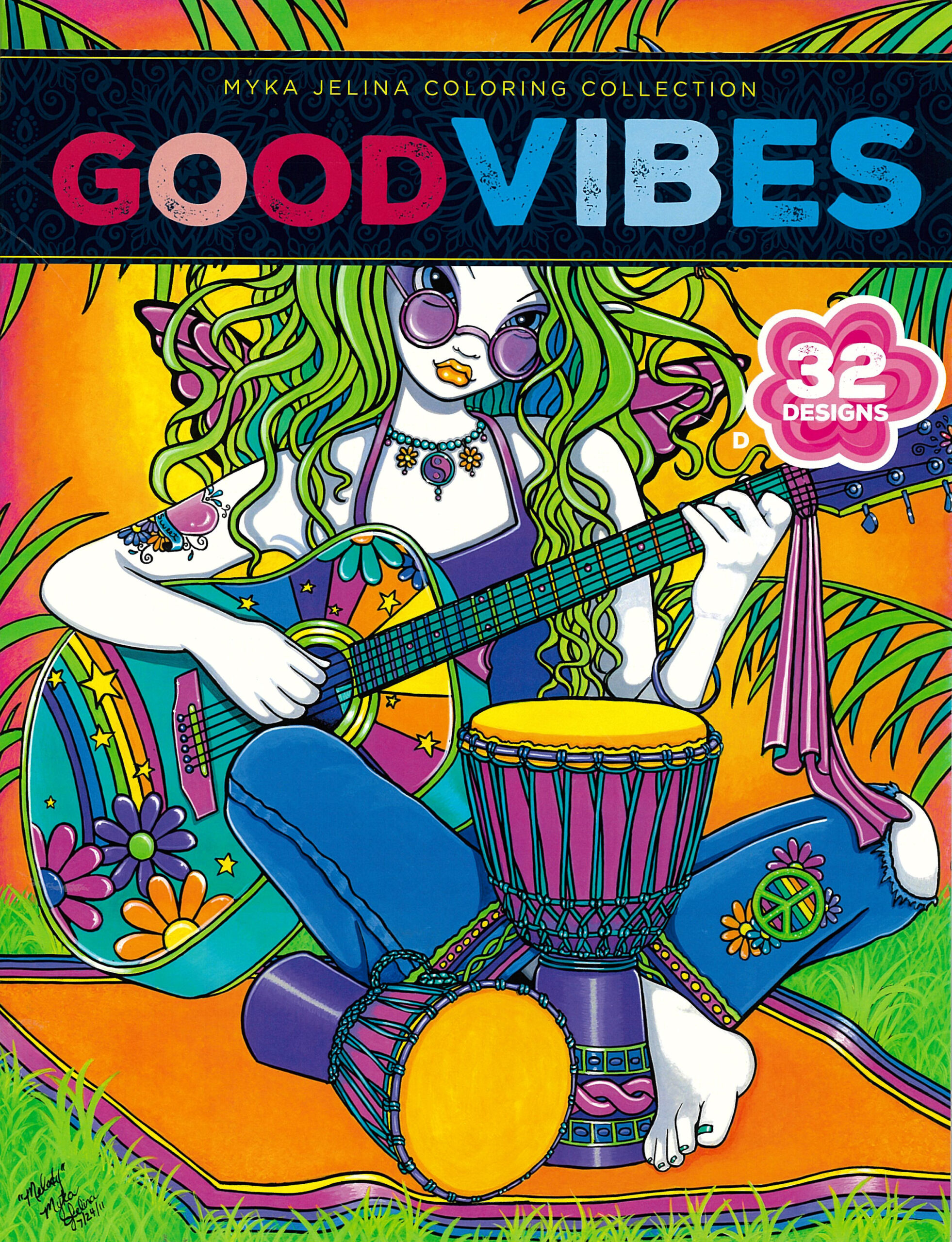 Colorings Myka Jelina Good Vibes 32 Designs