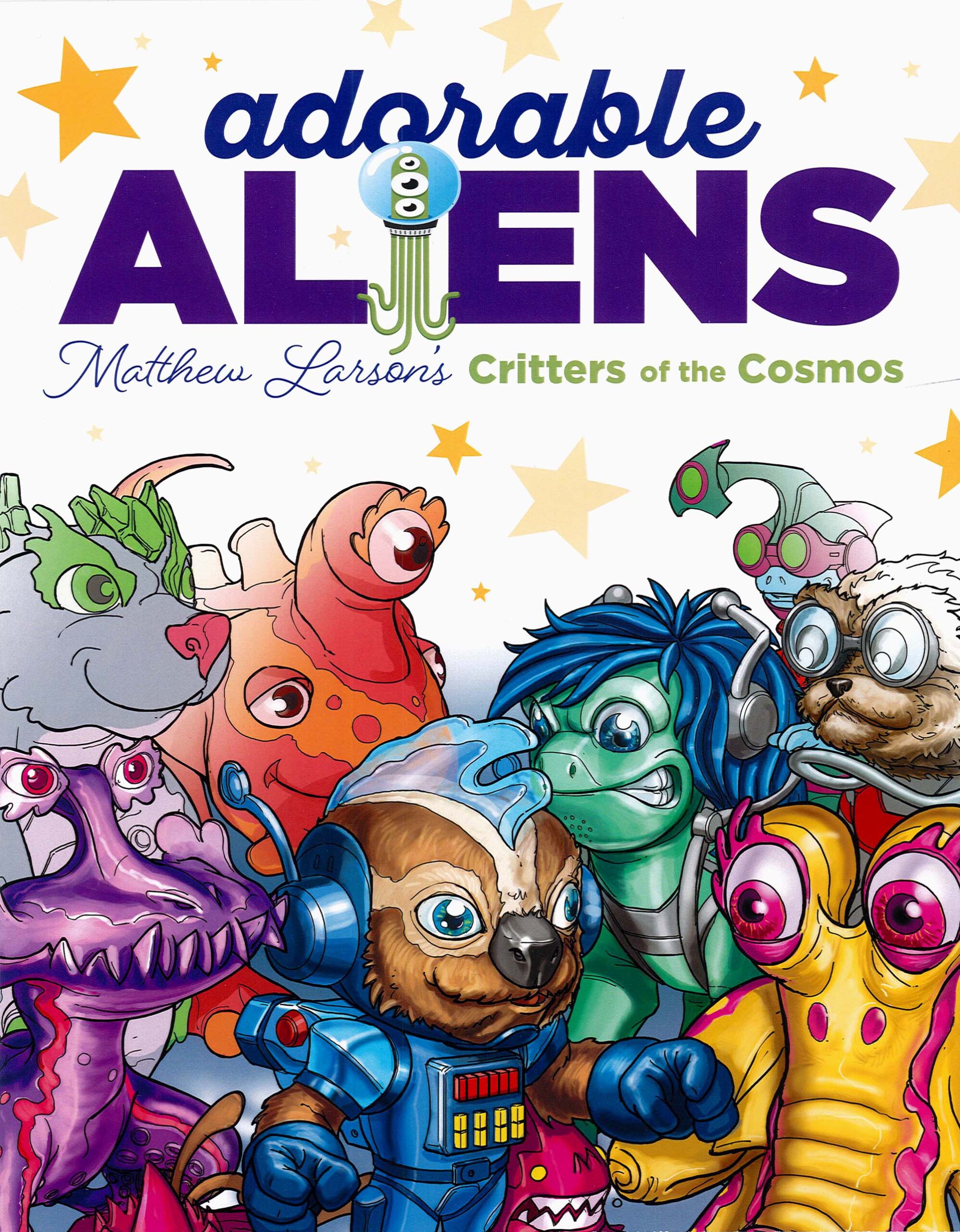 Adorable Aliens Coloring