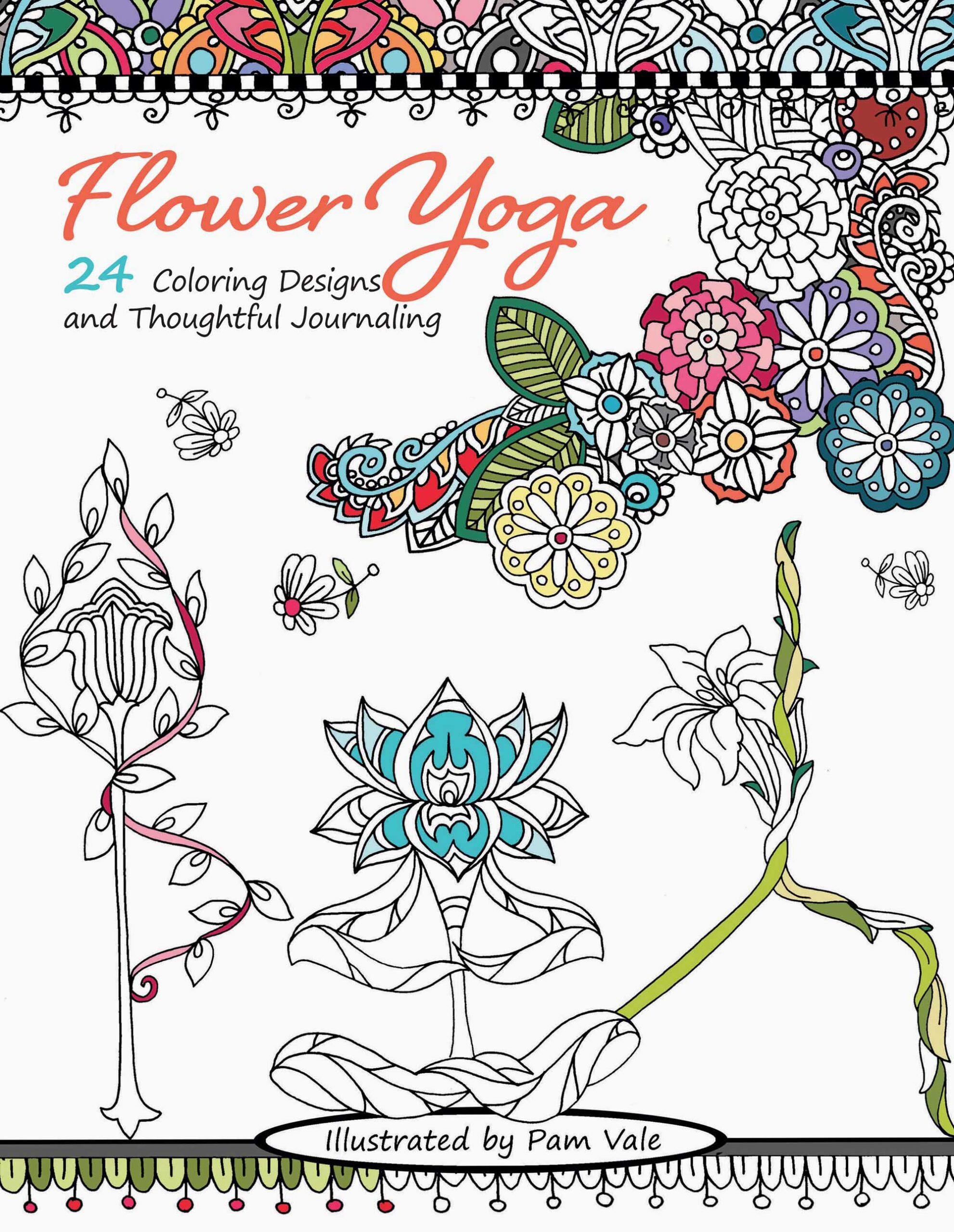 Coloring Flower Yoga
