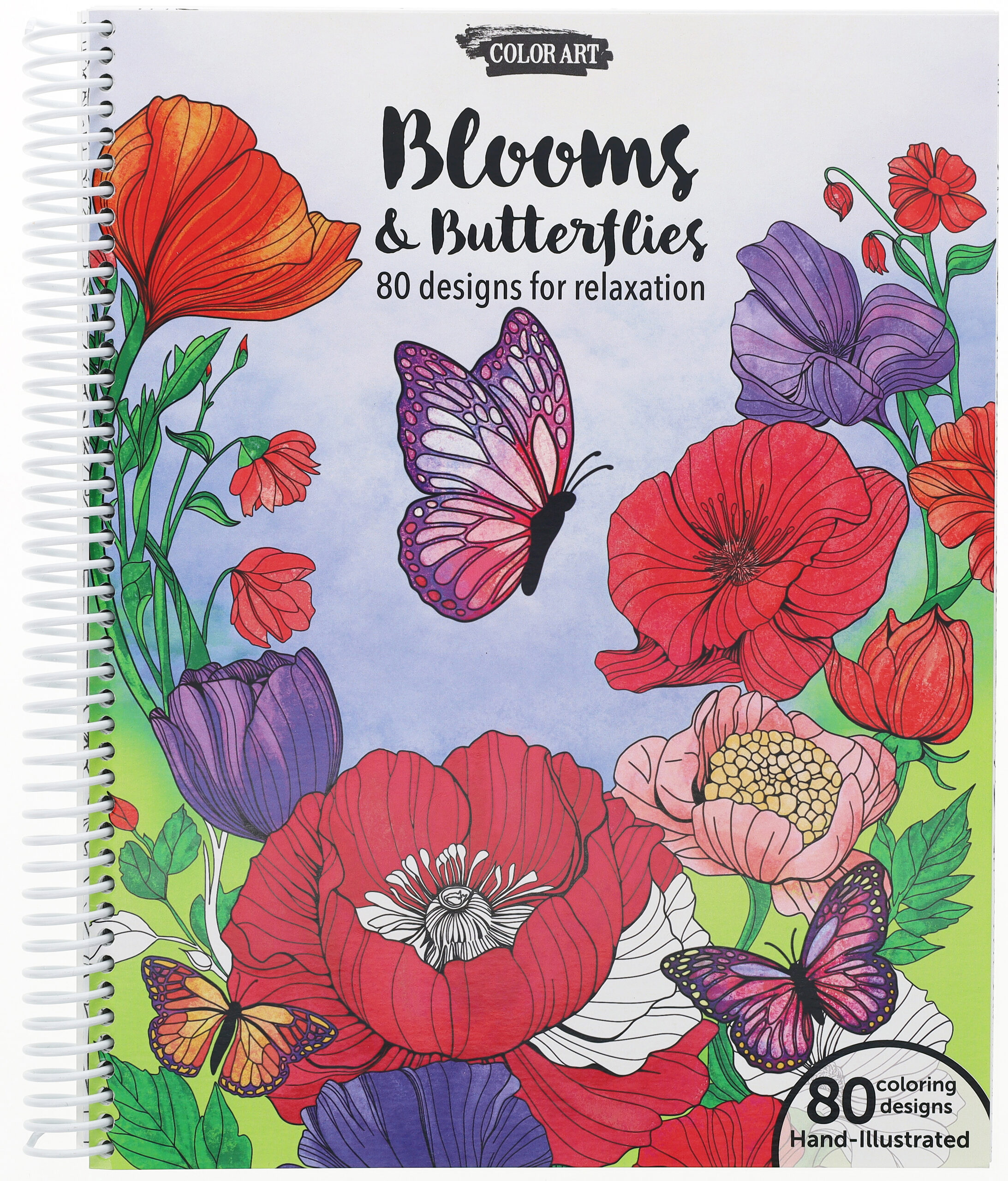 Colorings Blooms & Butterflies Color Art