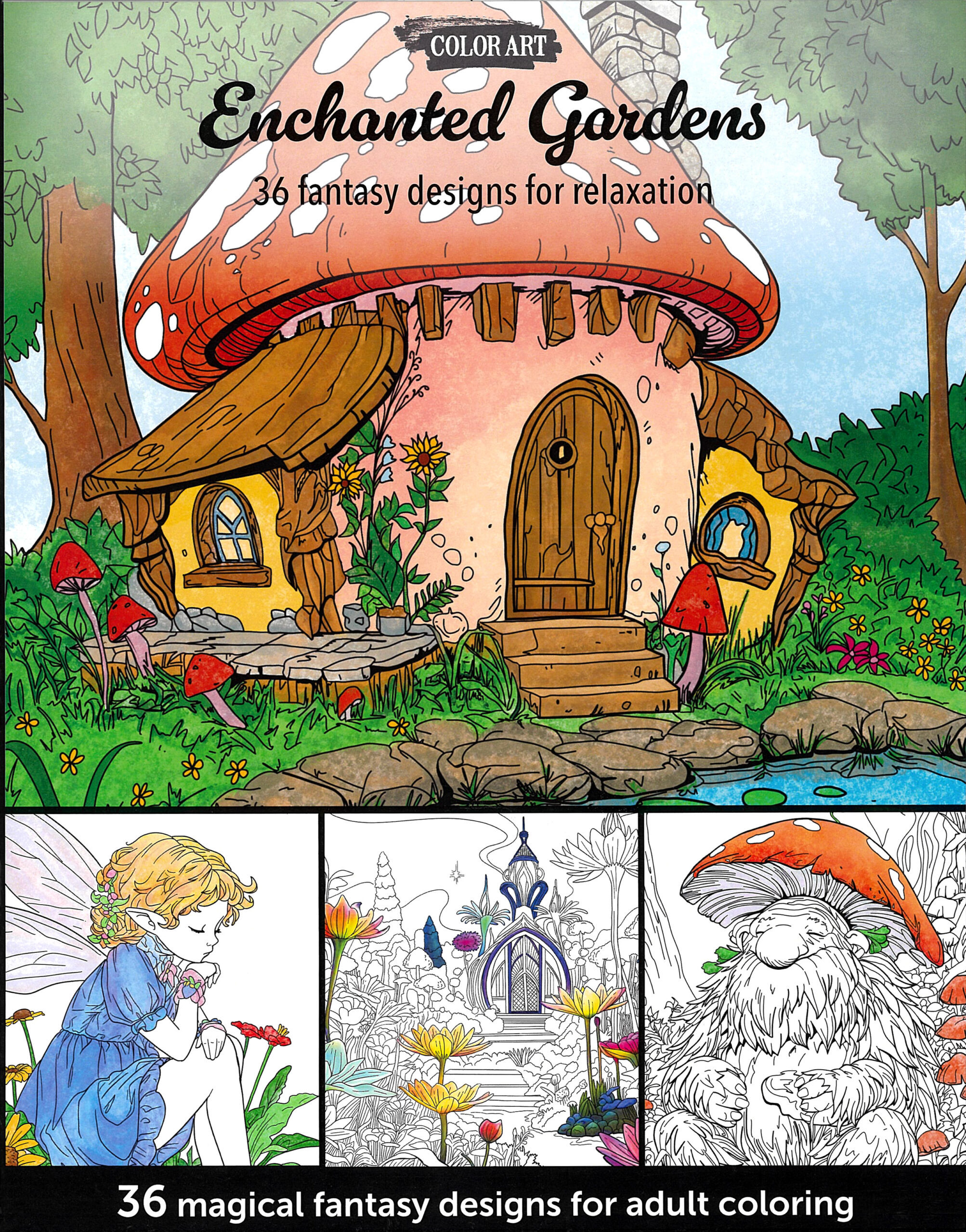 Colorings Enchanted Gardens