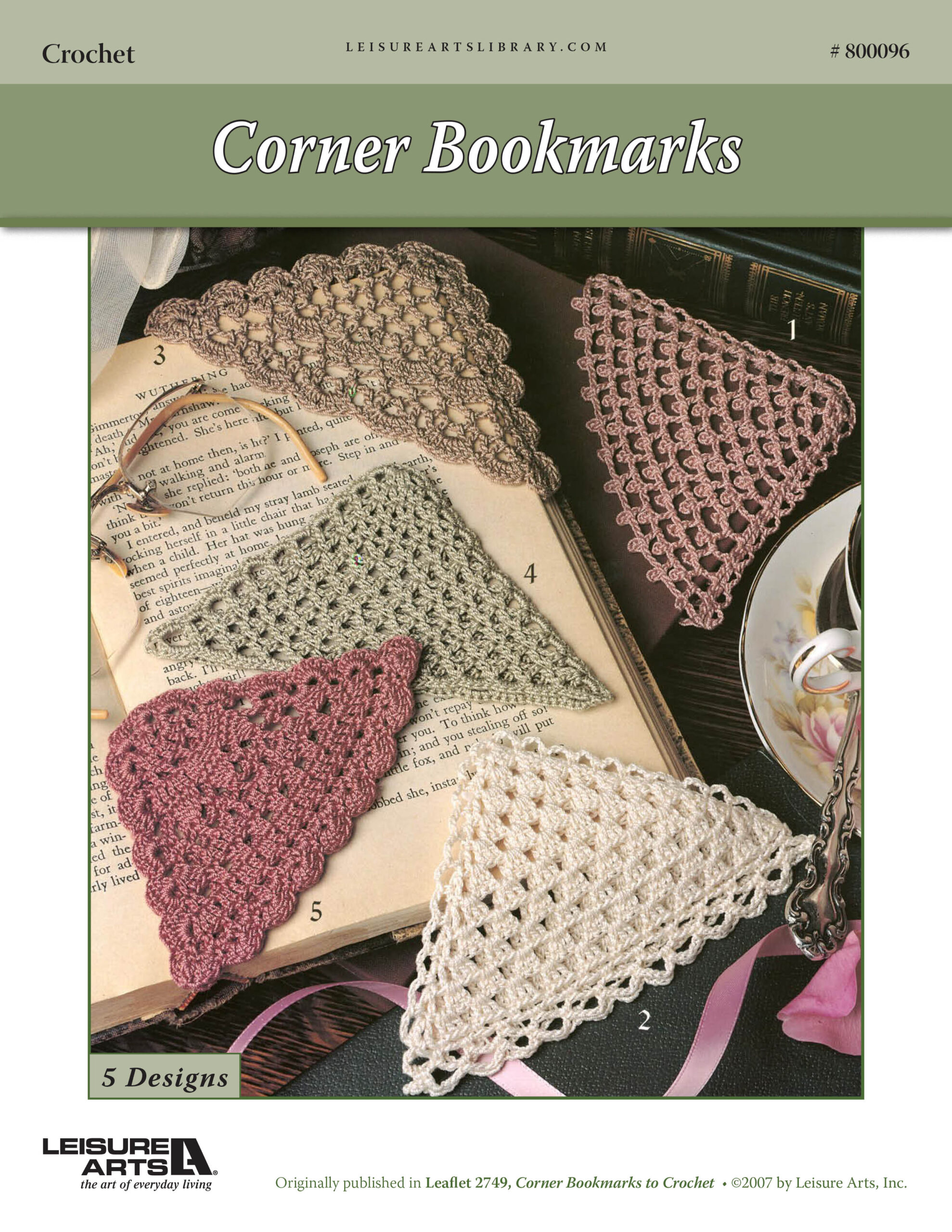 Leisure Arts Corner Bookmark Crochet ePattern