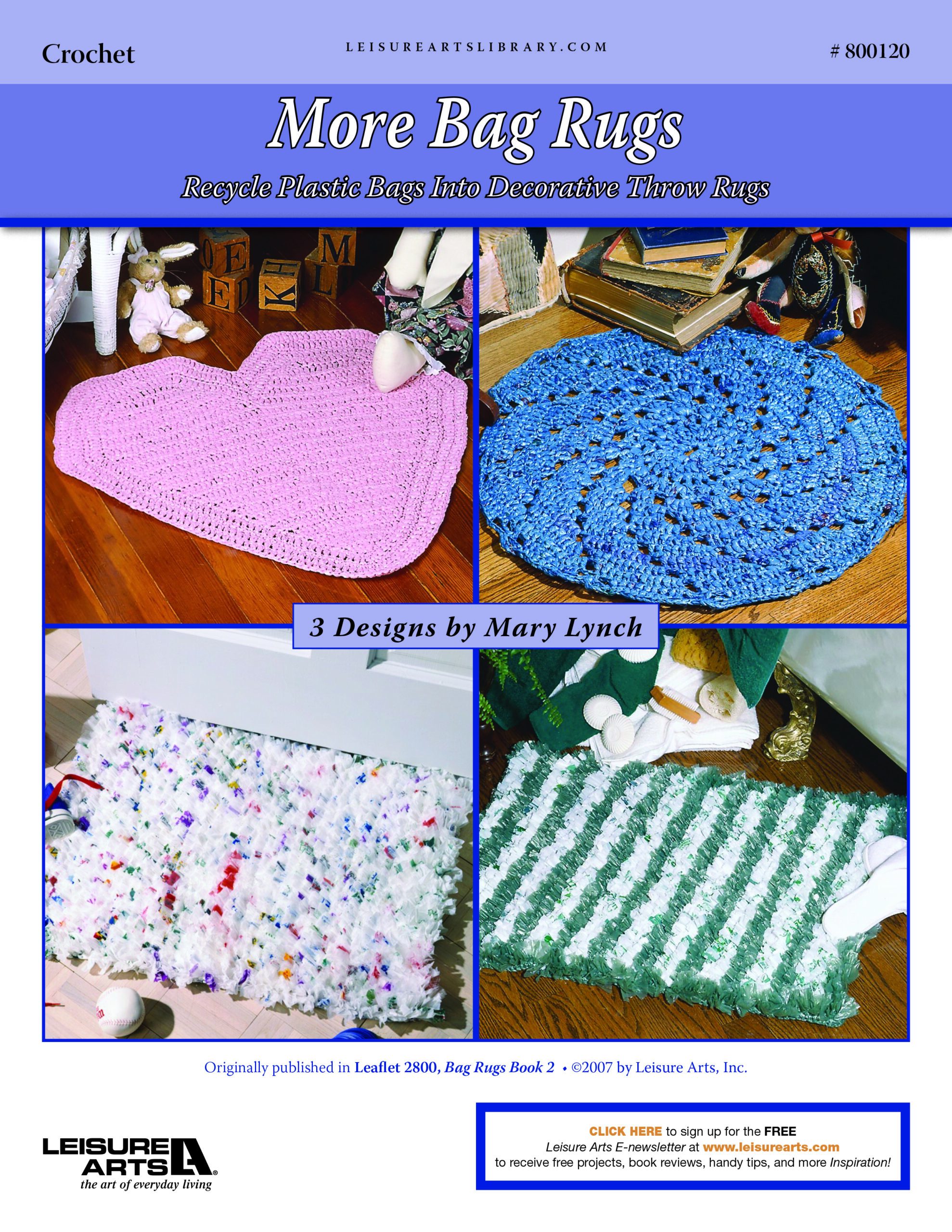 Leisure Arts More Bag Rugs Crochet ePattern