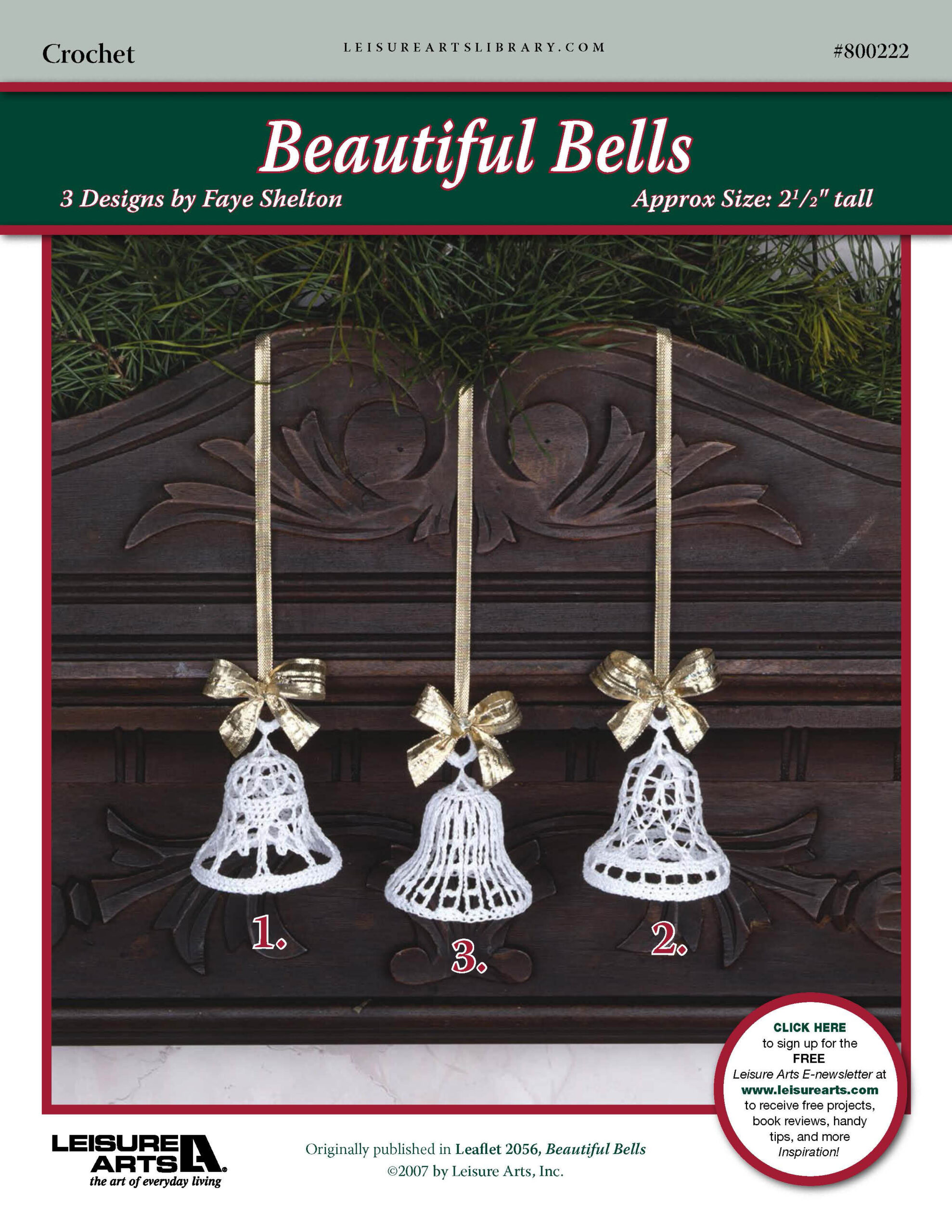 Leisure Arts Beautiful Bells Crochet ePattern