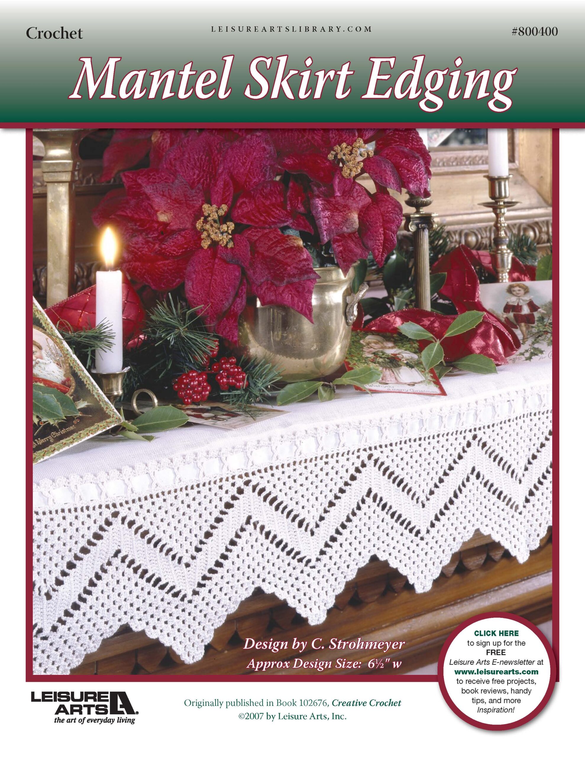 Leisure Arts Creative Crochet Mantle Skirt Edging ePattern