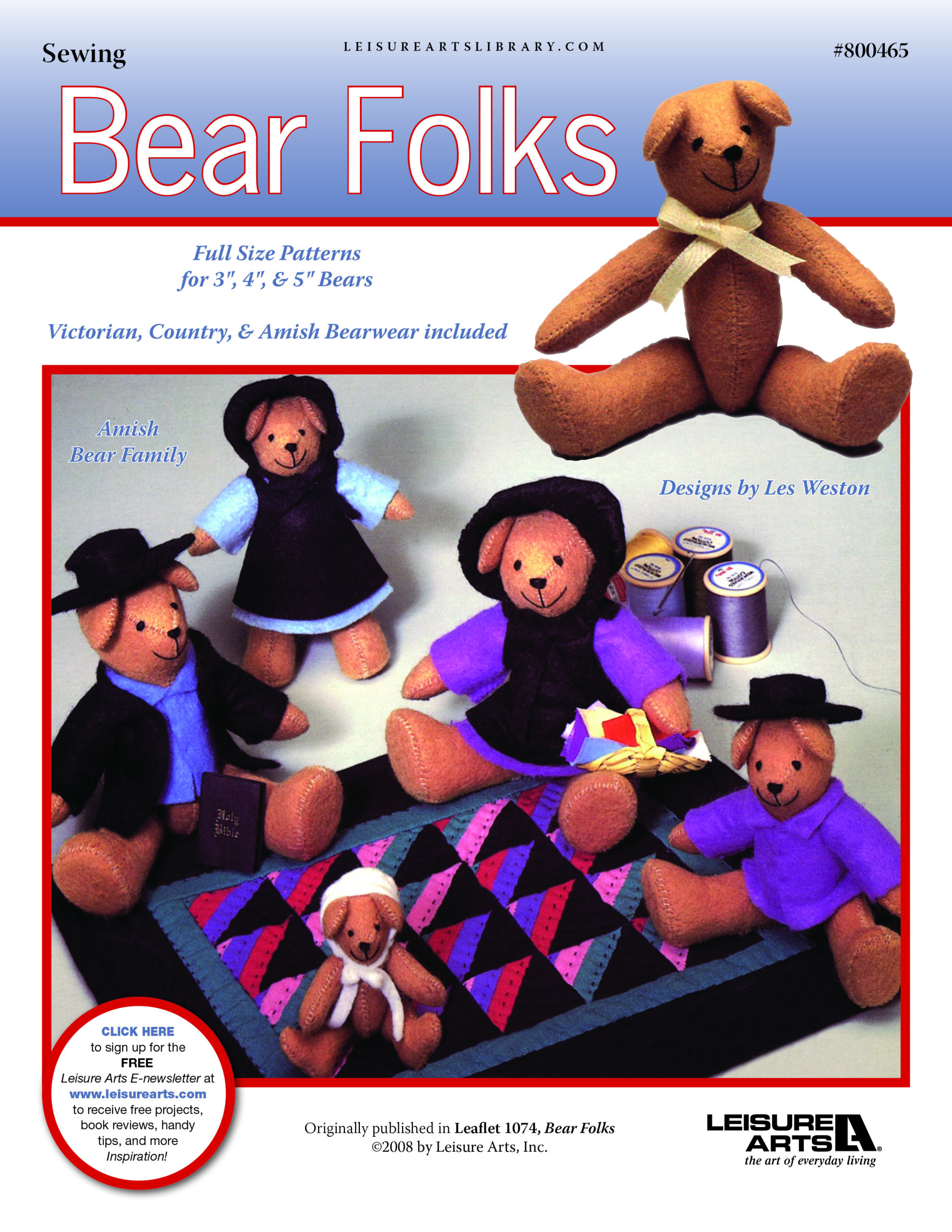 Leisure Arts Bear Folks ePattern