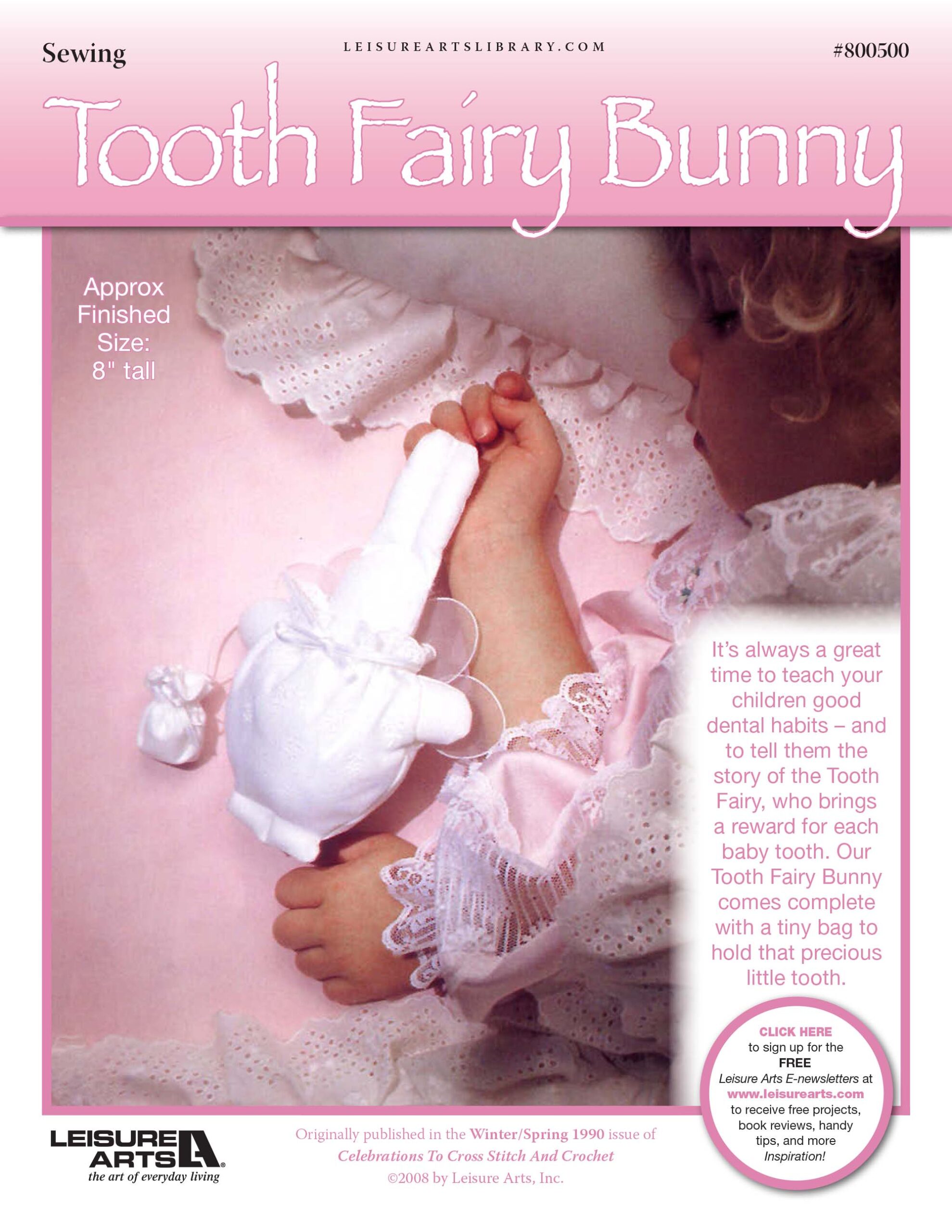 Leisure Arts Tooth Fairy Pillow ePattern