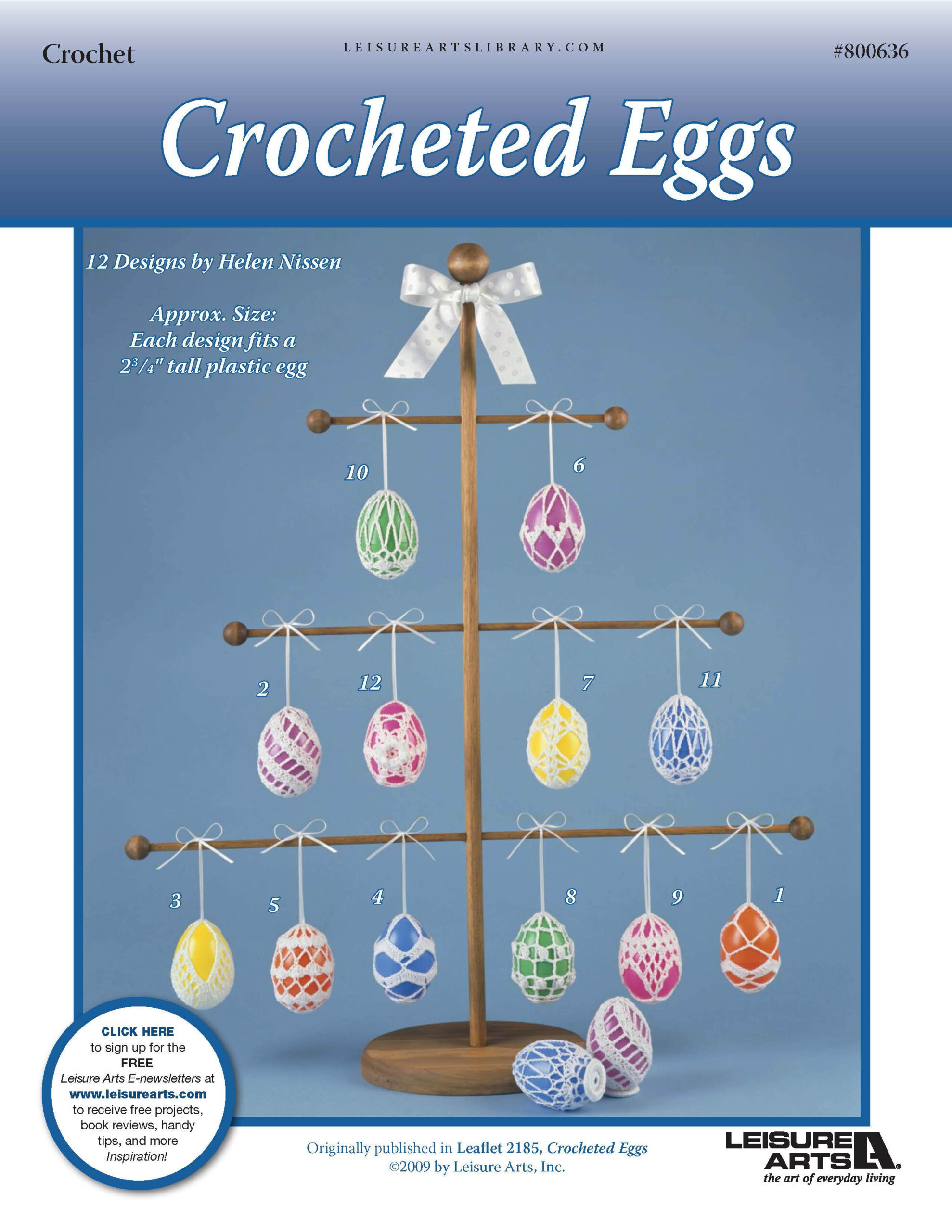 Leisure Arts Crocheted Eggs ePattern