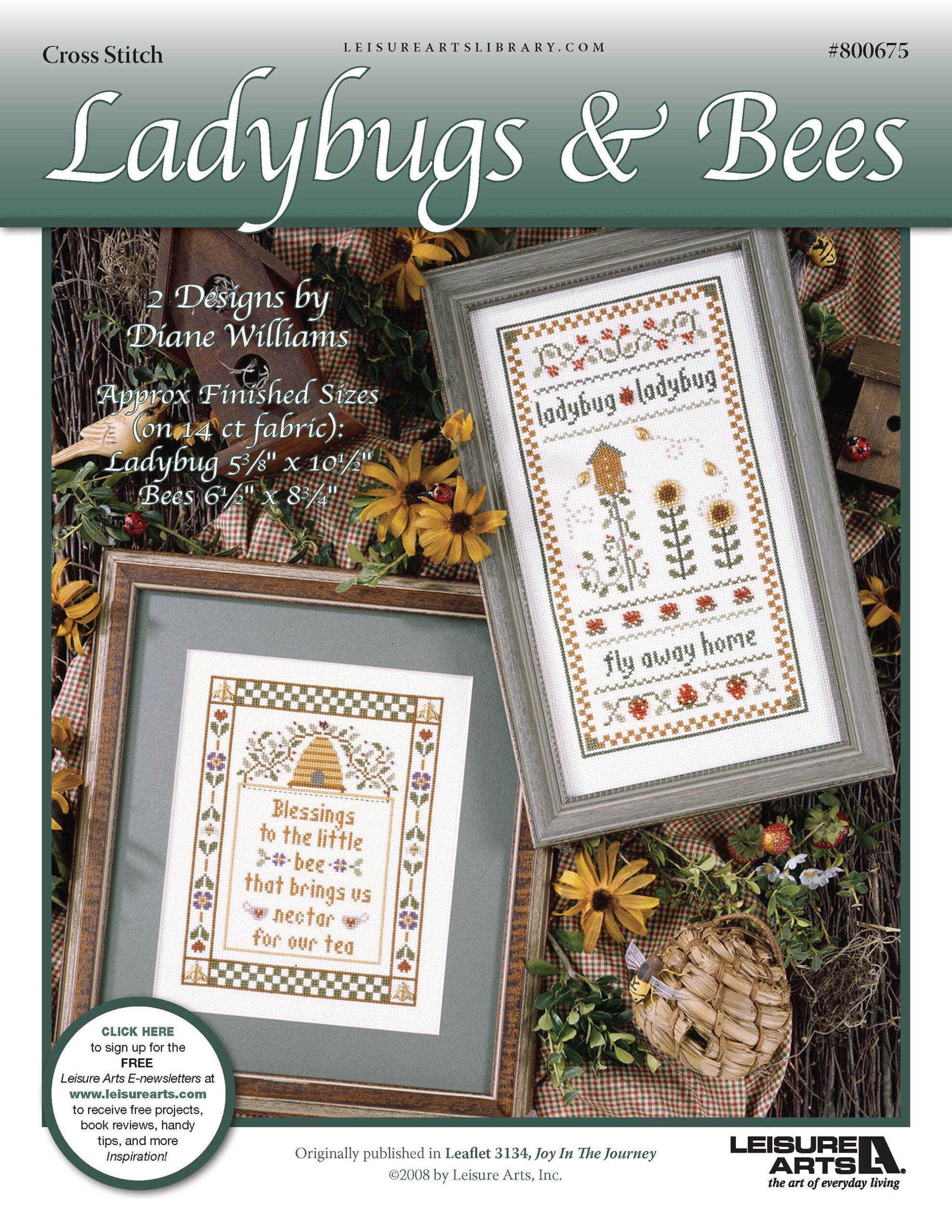Leisure Arts ePattern Ladybugs Bees