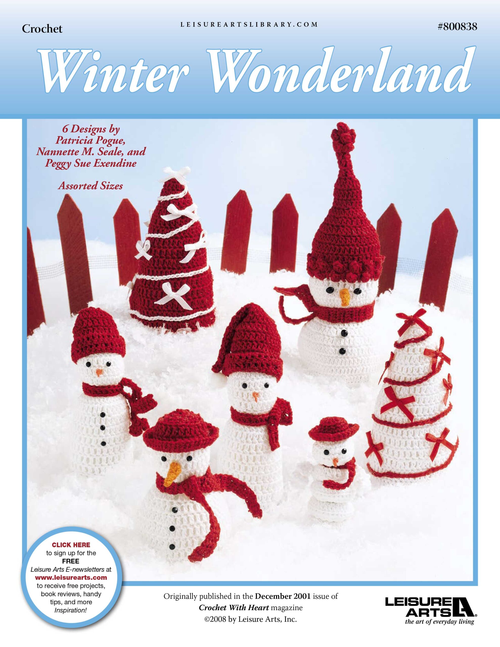 Leisure Arts Winter Wonderland Crochet ePattern