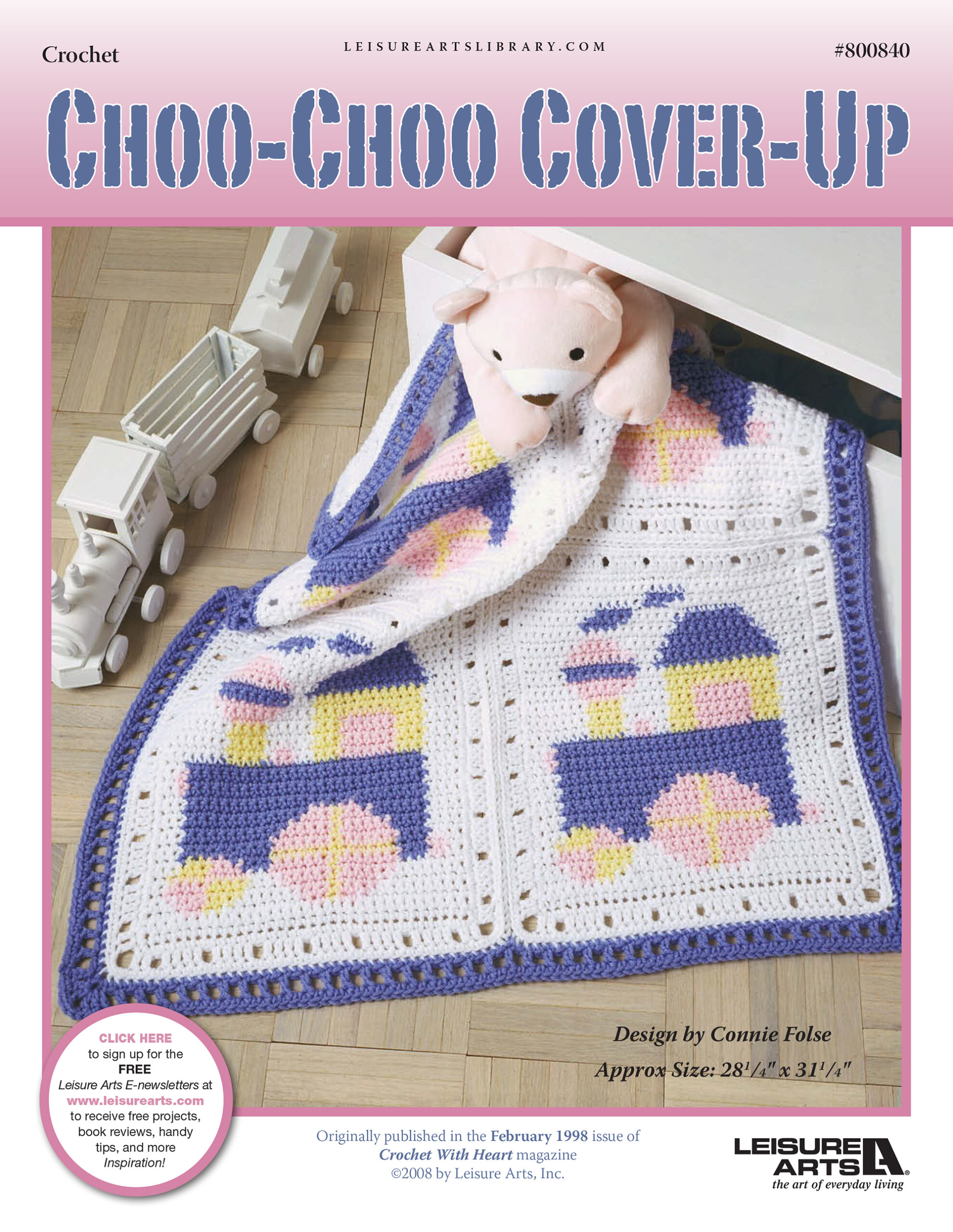 Leisure Arts ChooChoo CoverUp Crochet ePattern