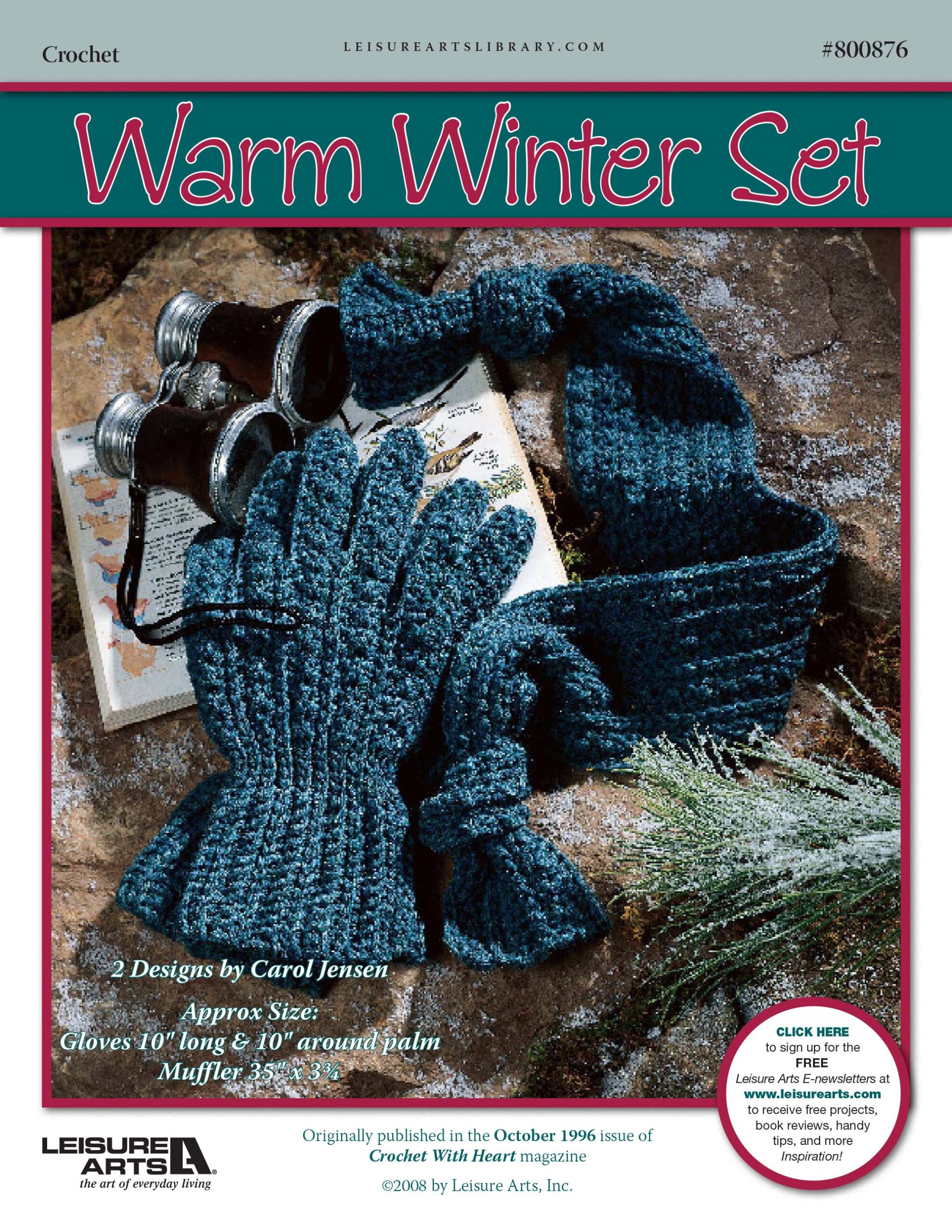 Leisure Arts Warm Winter Set Crochet ePattern
