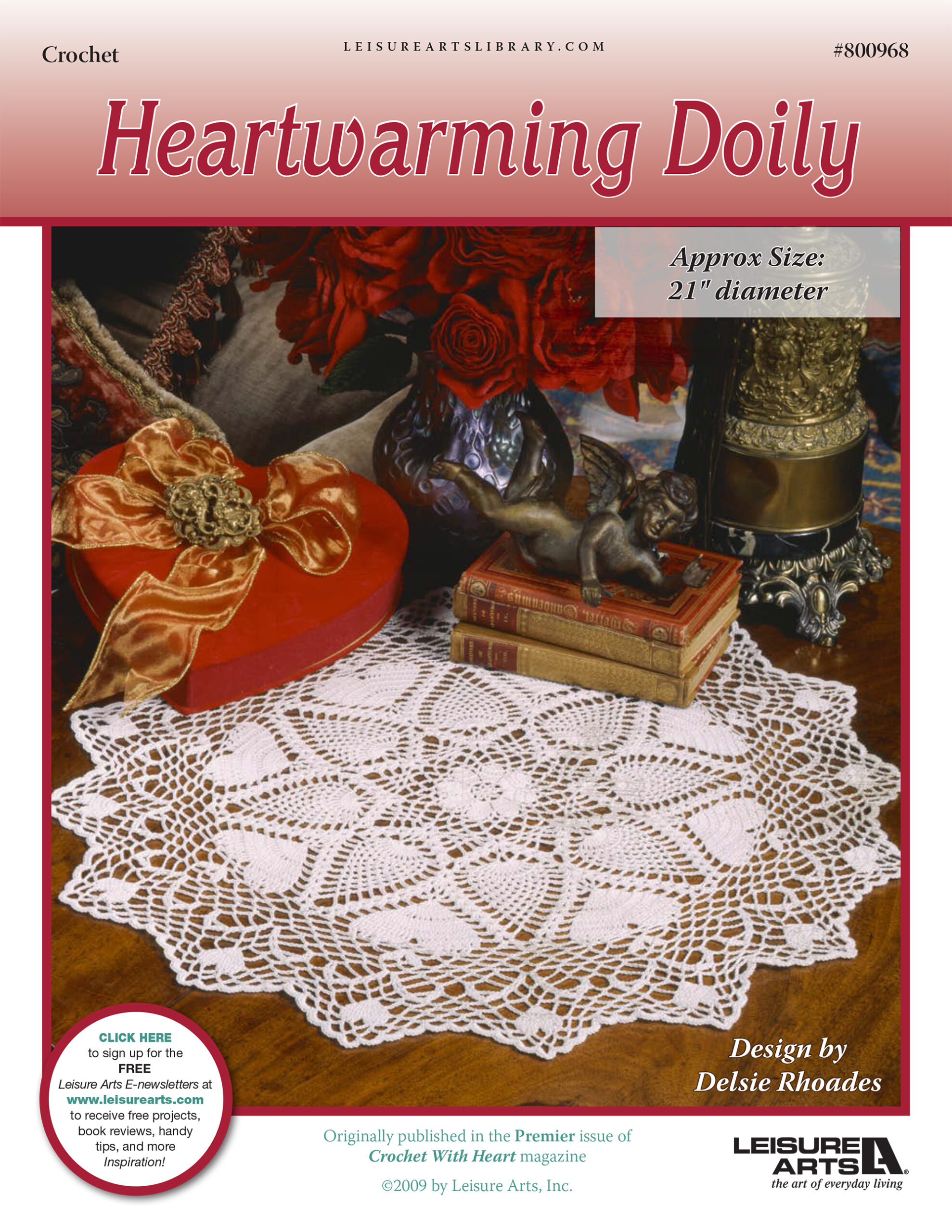 Leisure Arts Heartwarming Doily Crochet ePattern