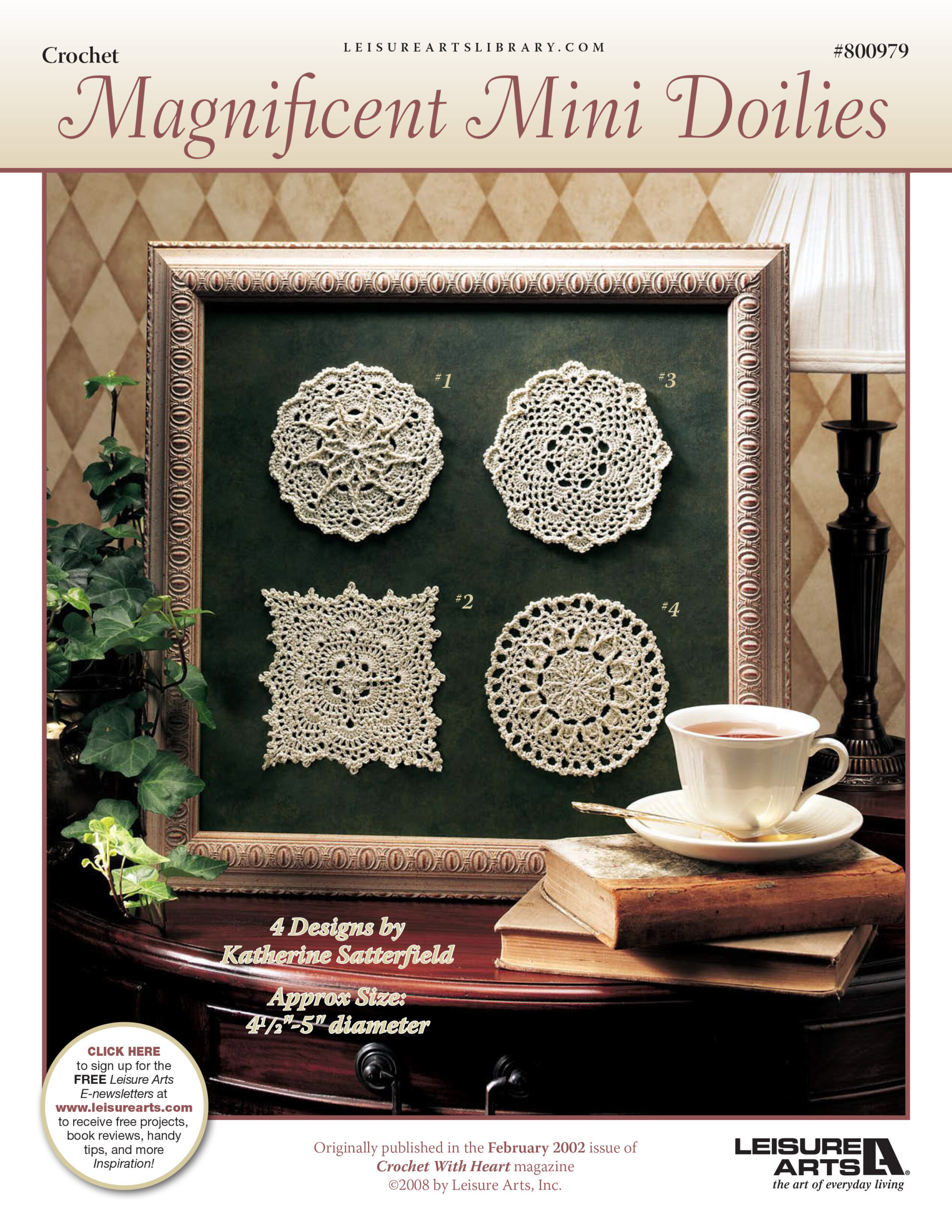 Leisure Arts Magnificent Mini Doilies Crochet ePattern