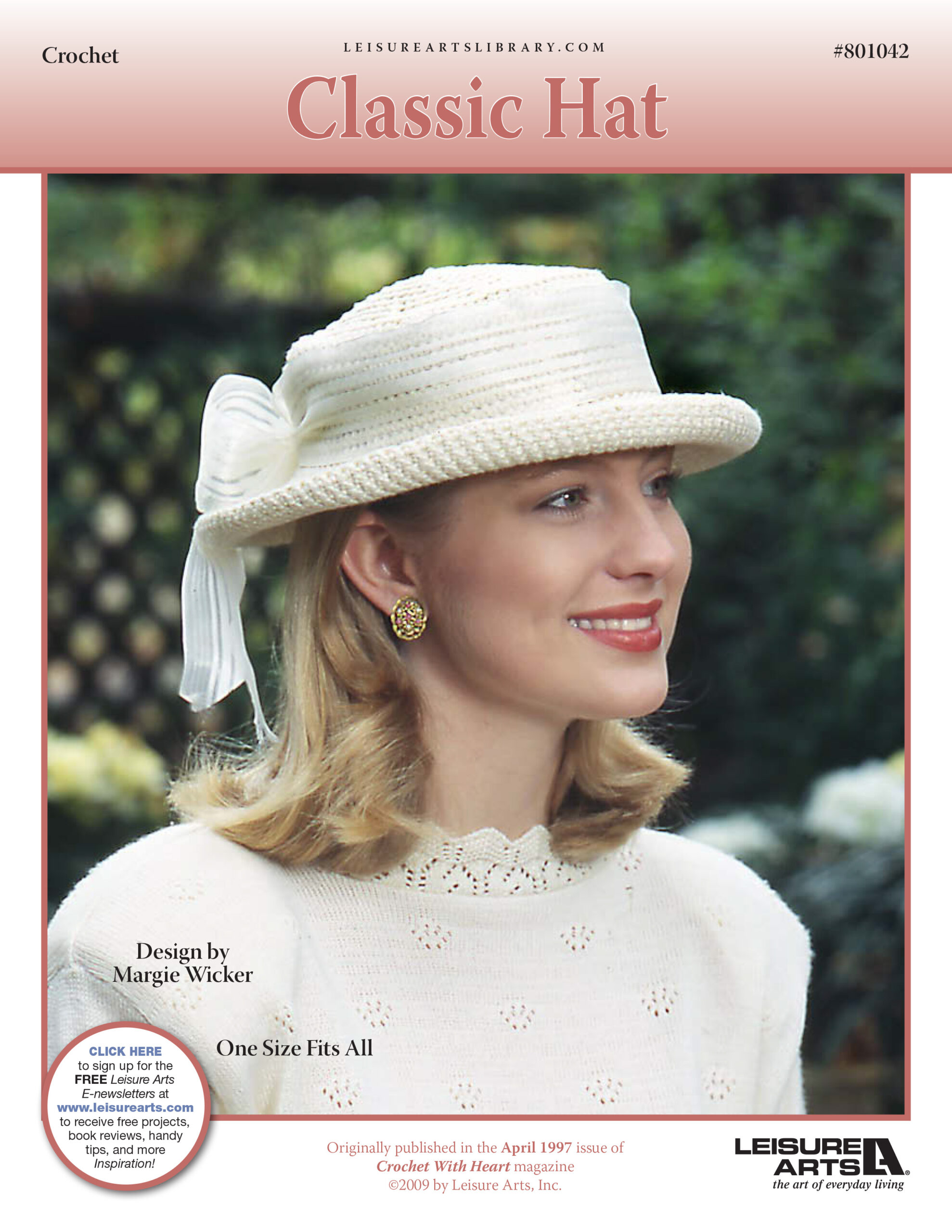 Leisure Arts Classic Hat Crochet ePattern