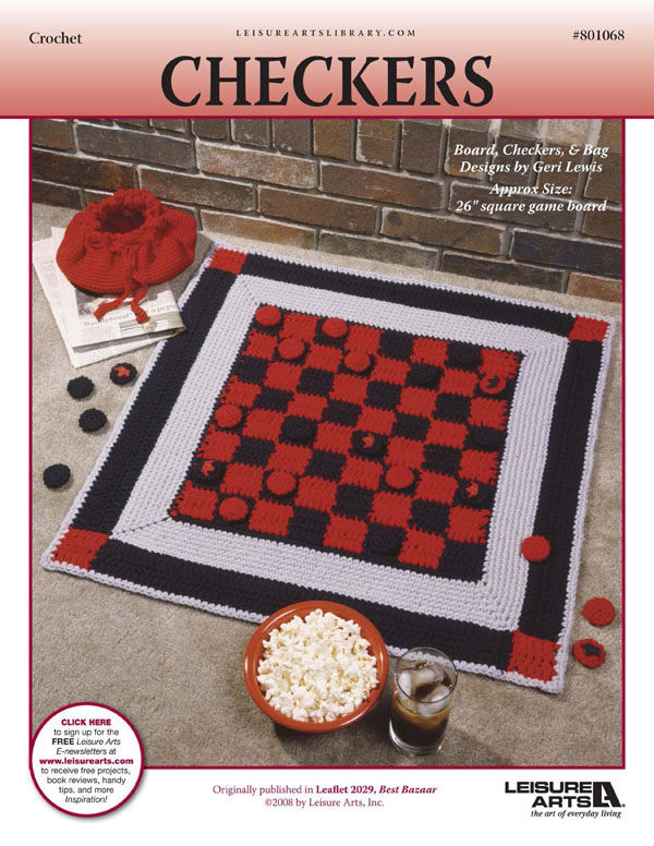 Leisure Arts Checkerboard Crochet ePattern