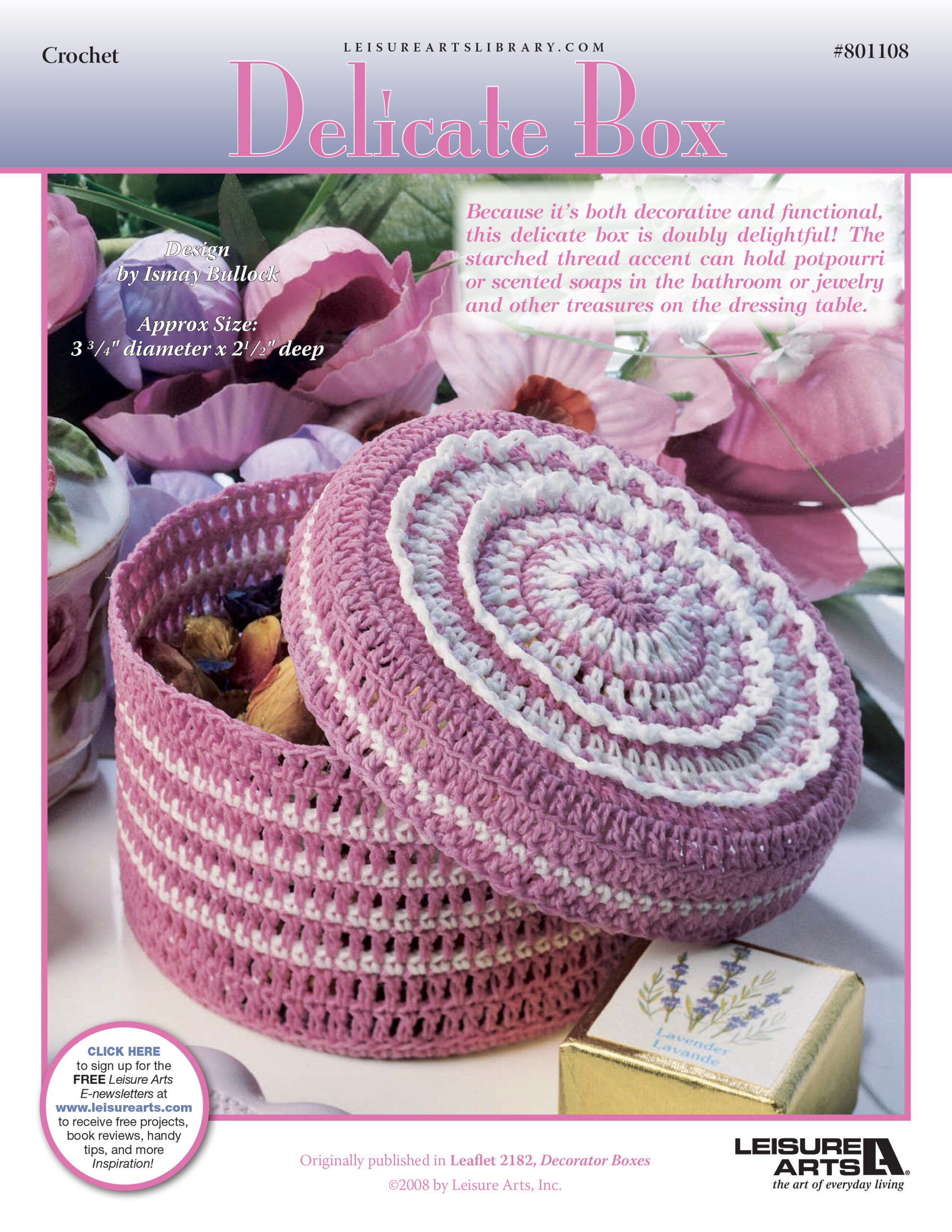 Leisure Arts Delicate Box Crochet ePattern