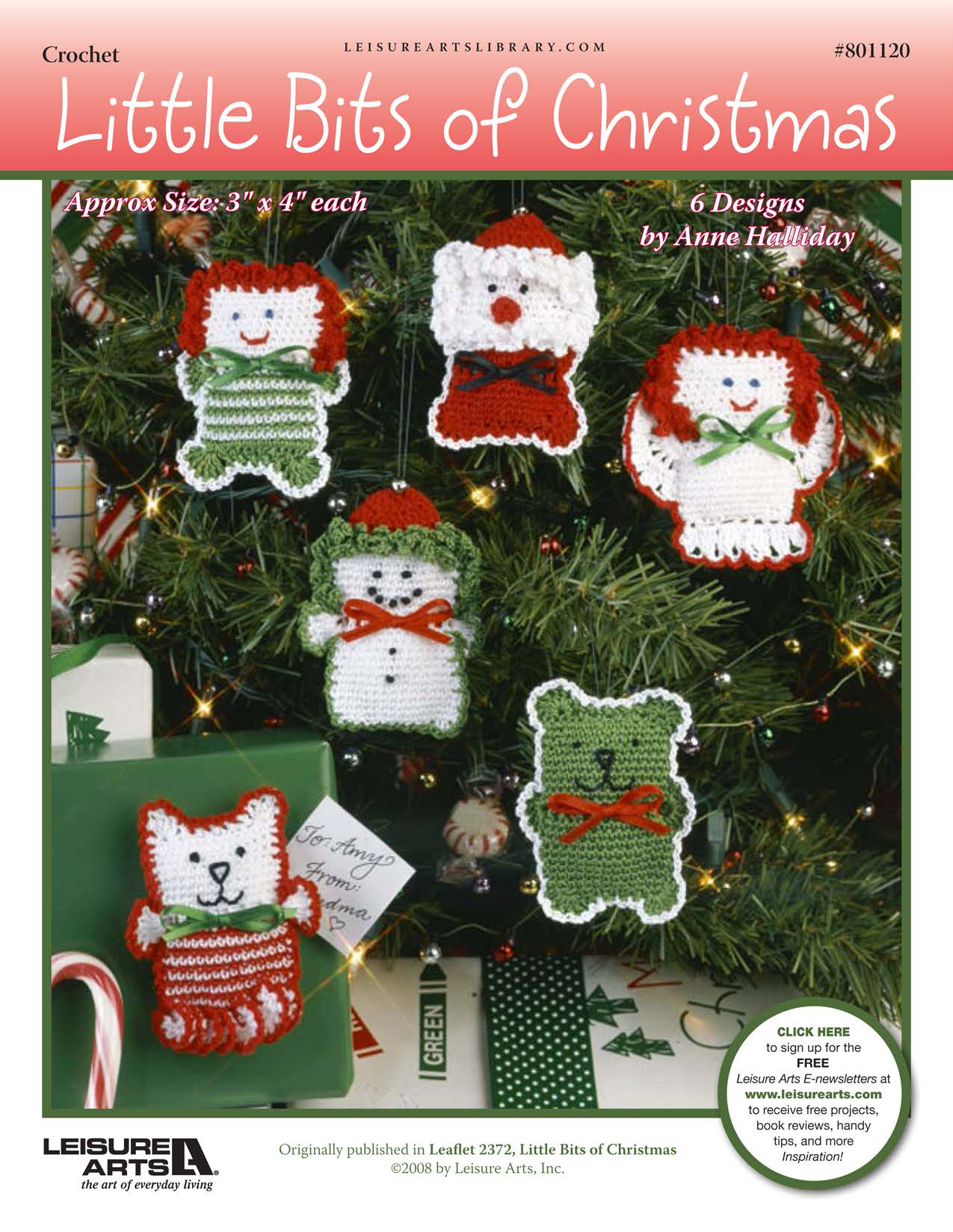 Leisure Arts Little Bits of Christmas Crochet ePattern