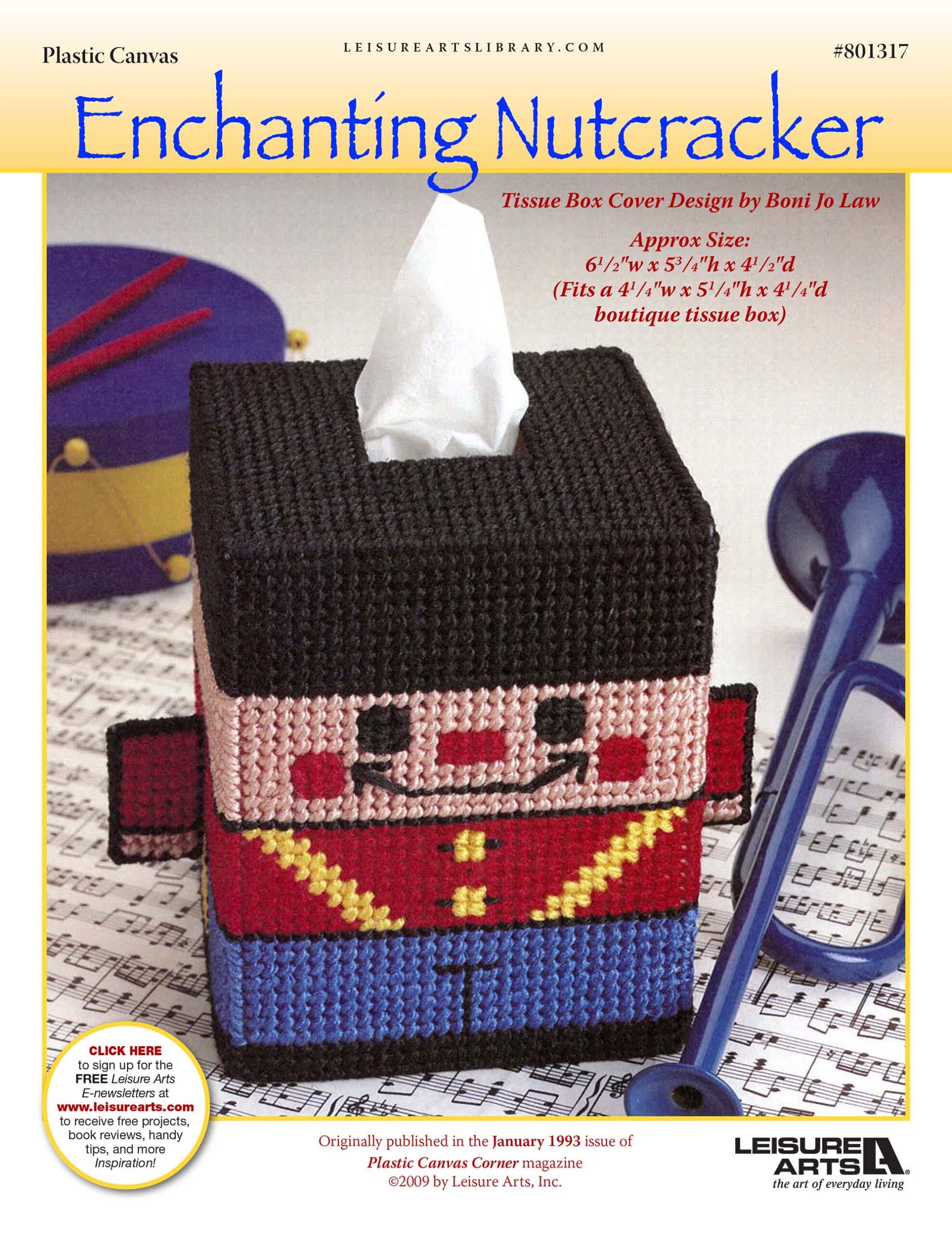 Leisure Arts Enchanting Nutcracker Plastic Canvas ePattern
