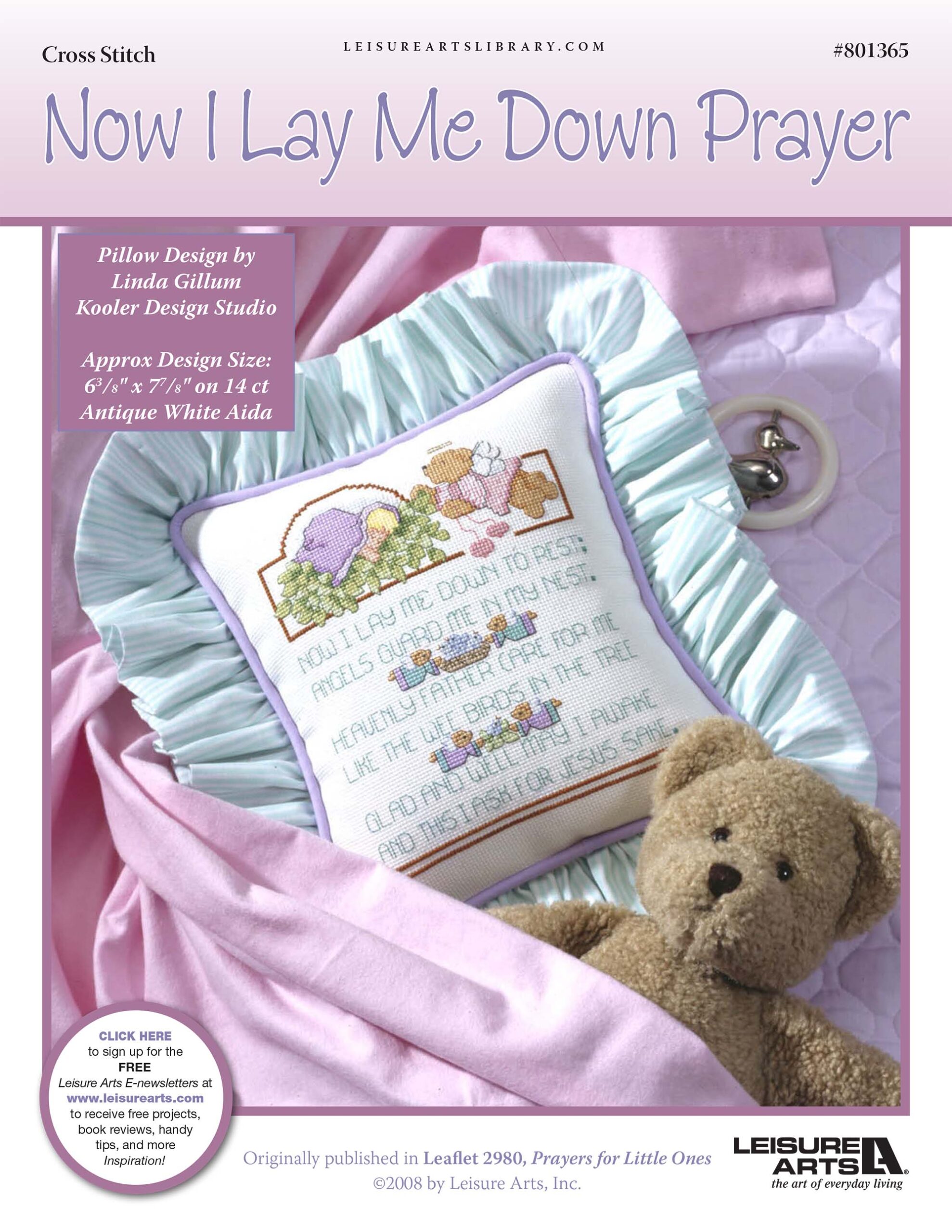 Leisure Arts Now I Lay Me Down To Rest Cross Stitch ePattern