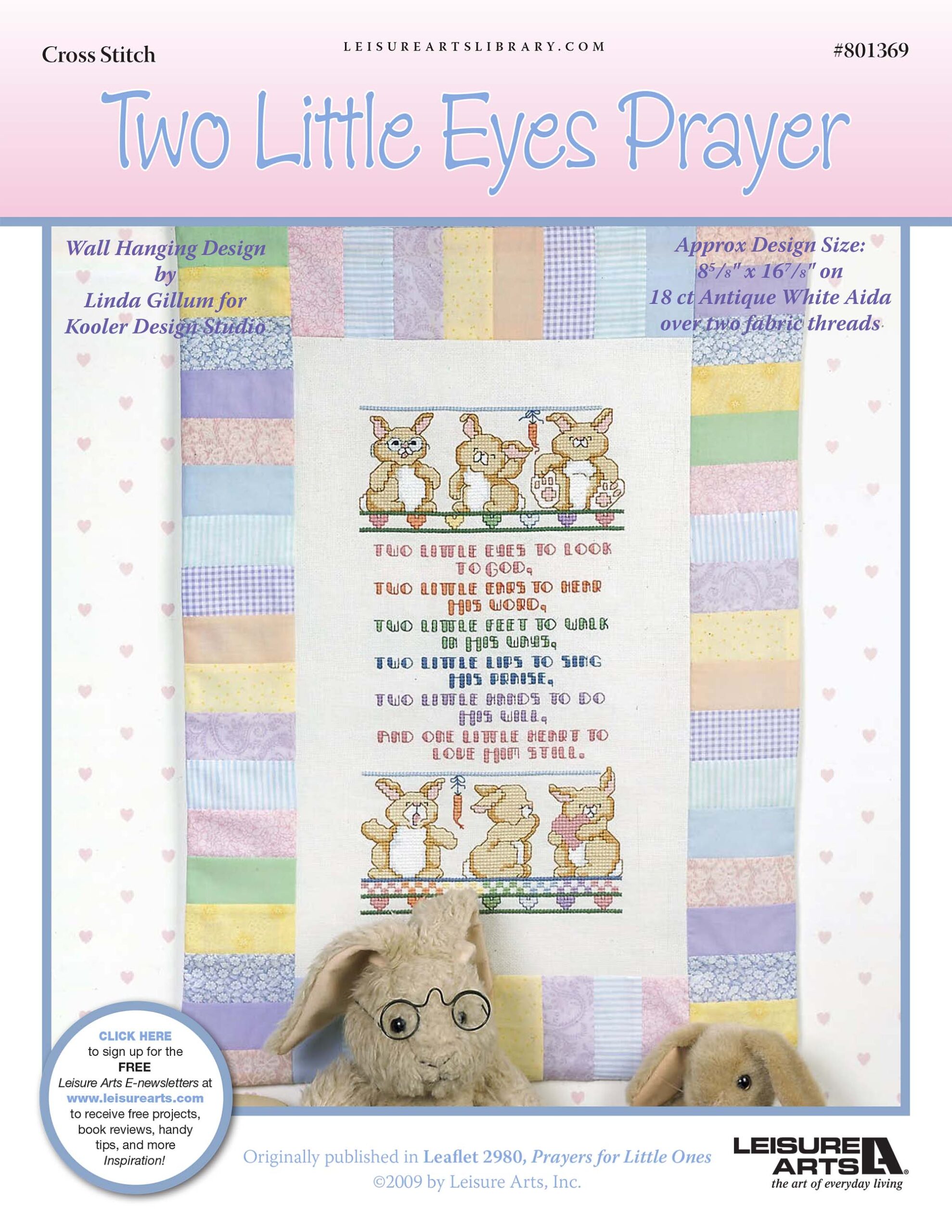 Leisure Arts Two Little Eyes Cross Stitch ePattern