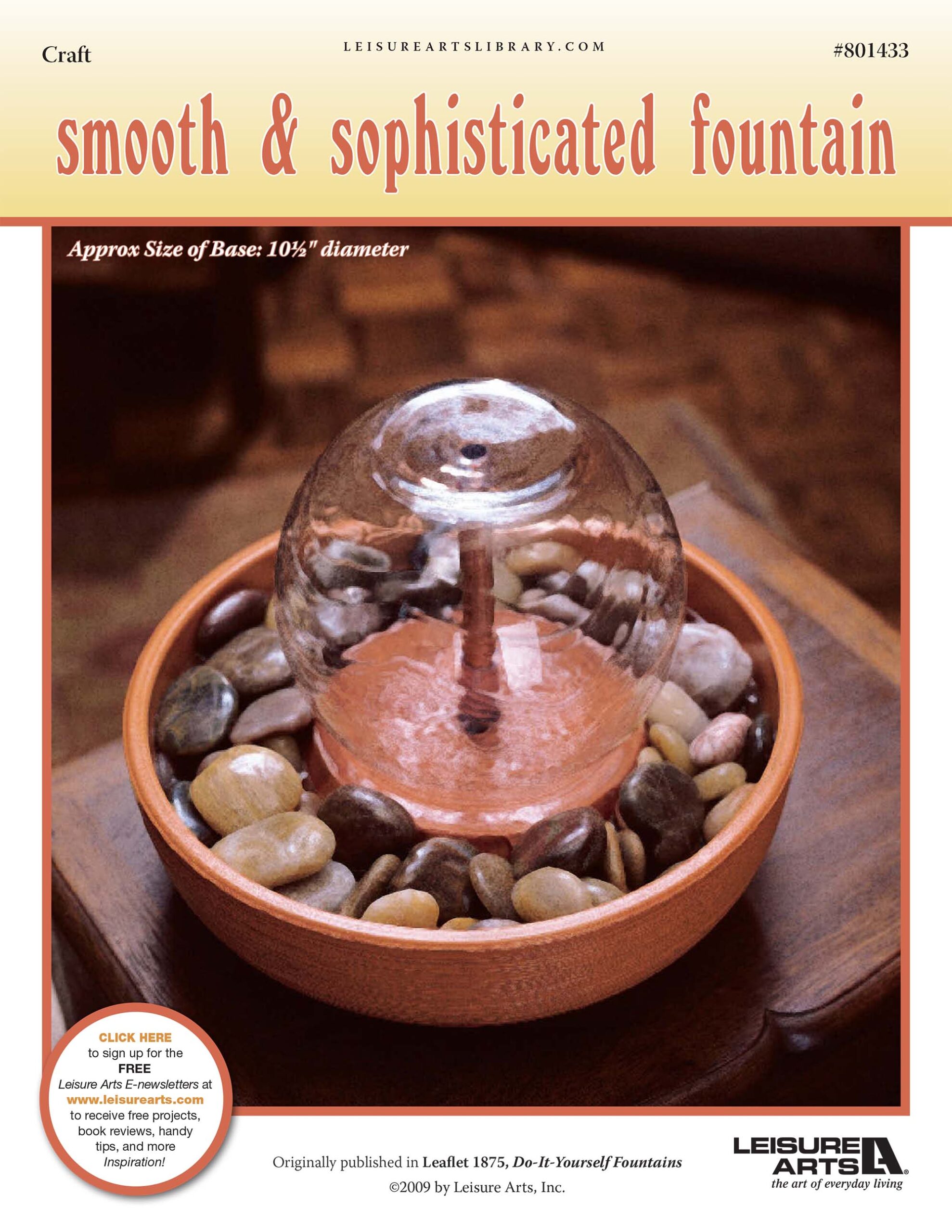 Leisure Arts Do It Yourself Fountain Smooth Sophisticated ePattern