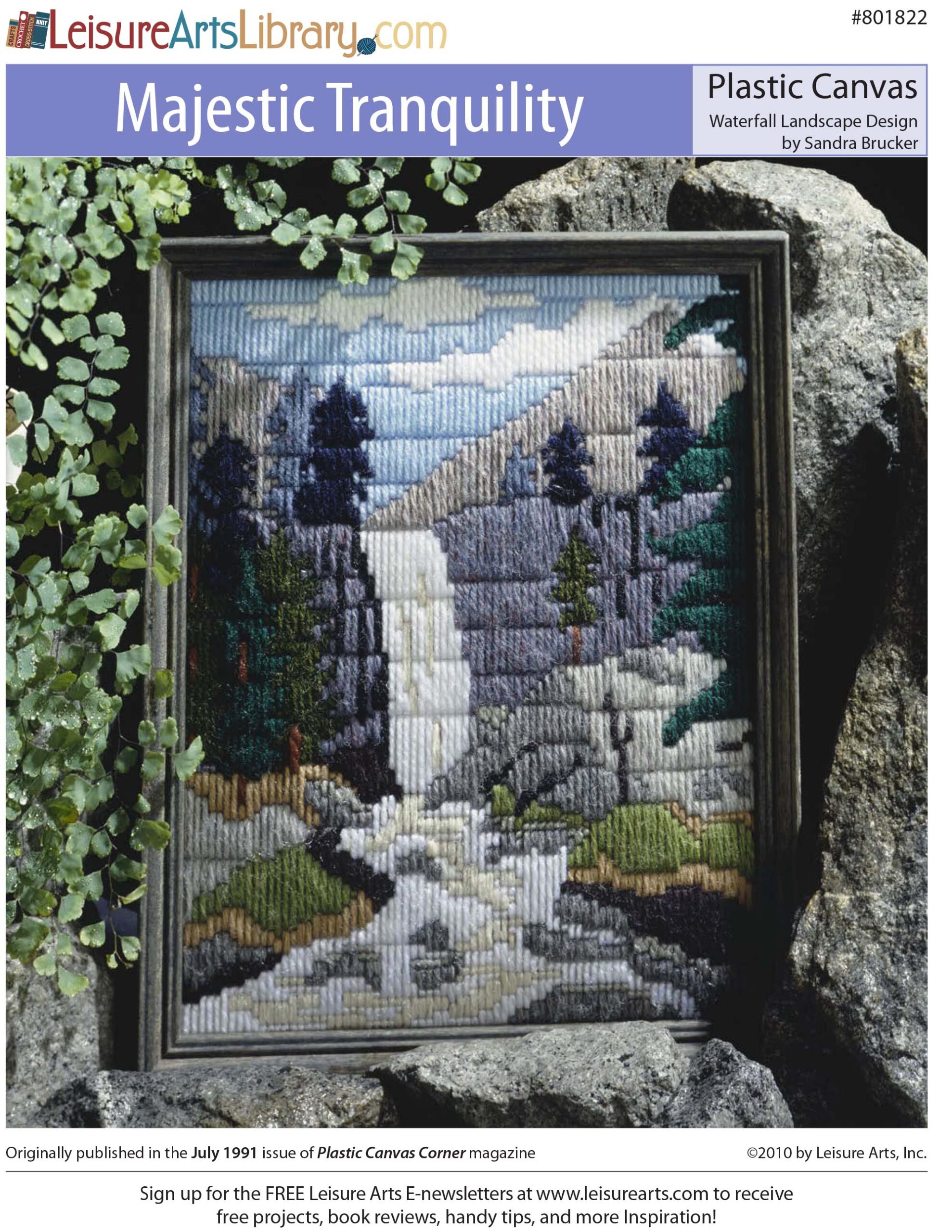 Leisure Arts Majestic Tranquility Plastic Canvas ePattern