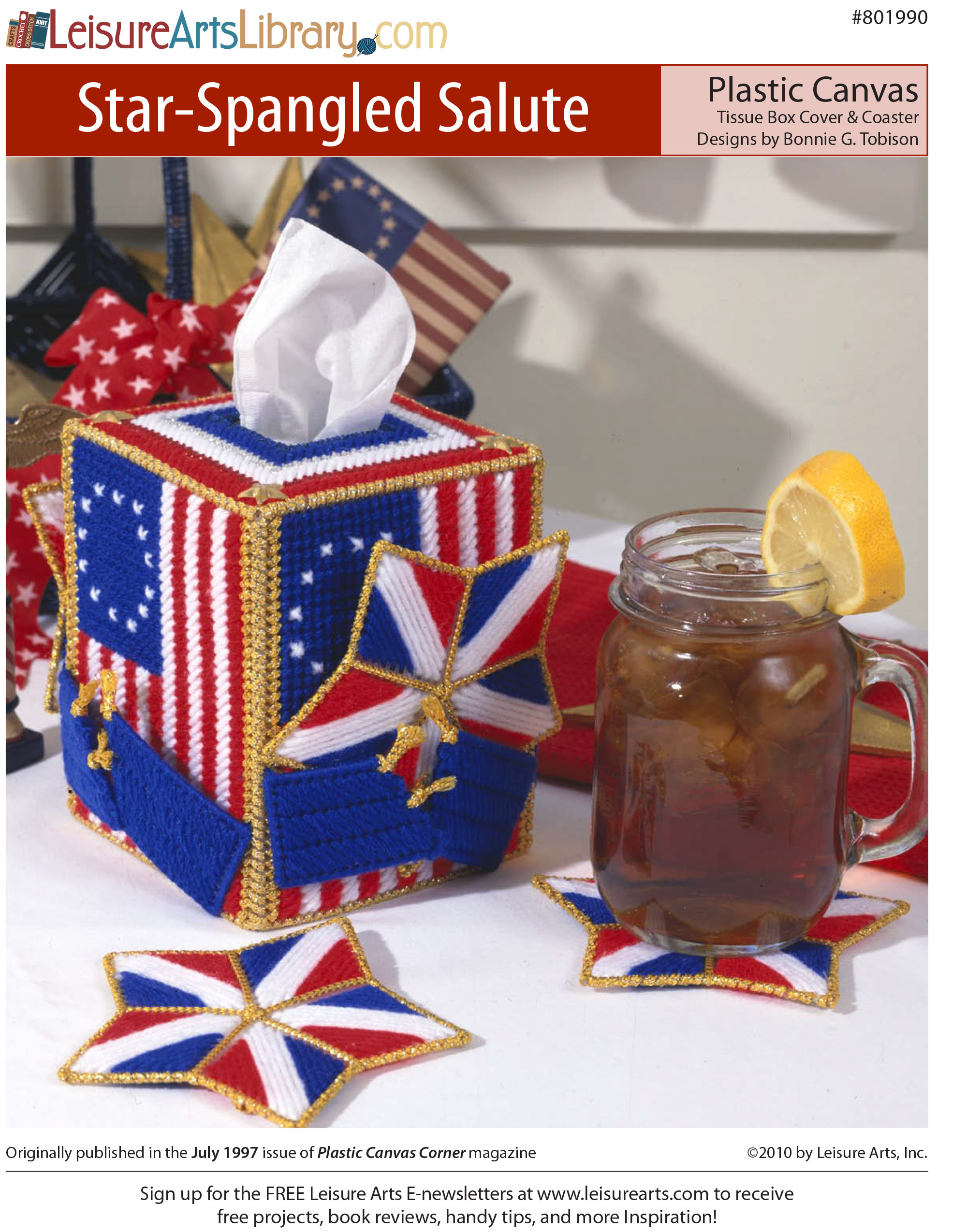 Leisure Arts StarSpangled Salute Plastic Canvas ePattern