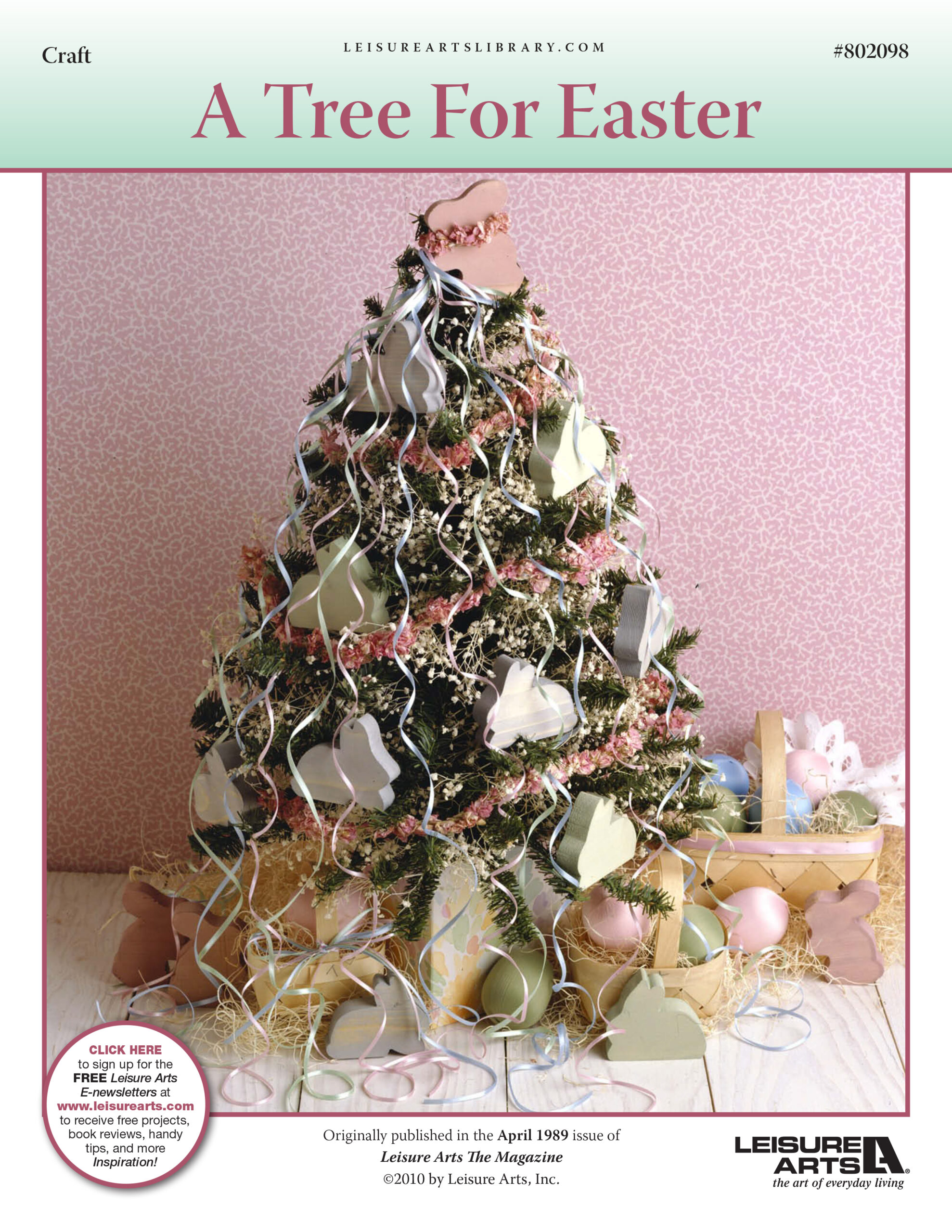 Leisure Arts A Tree For Easter Home DÃƒÂ©cor Painting ePattern