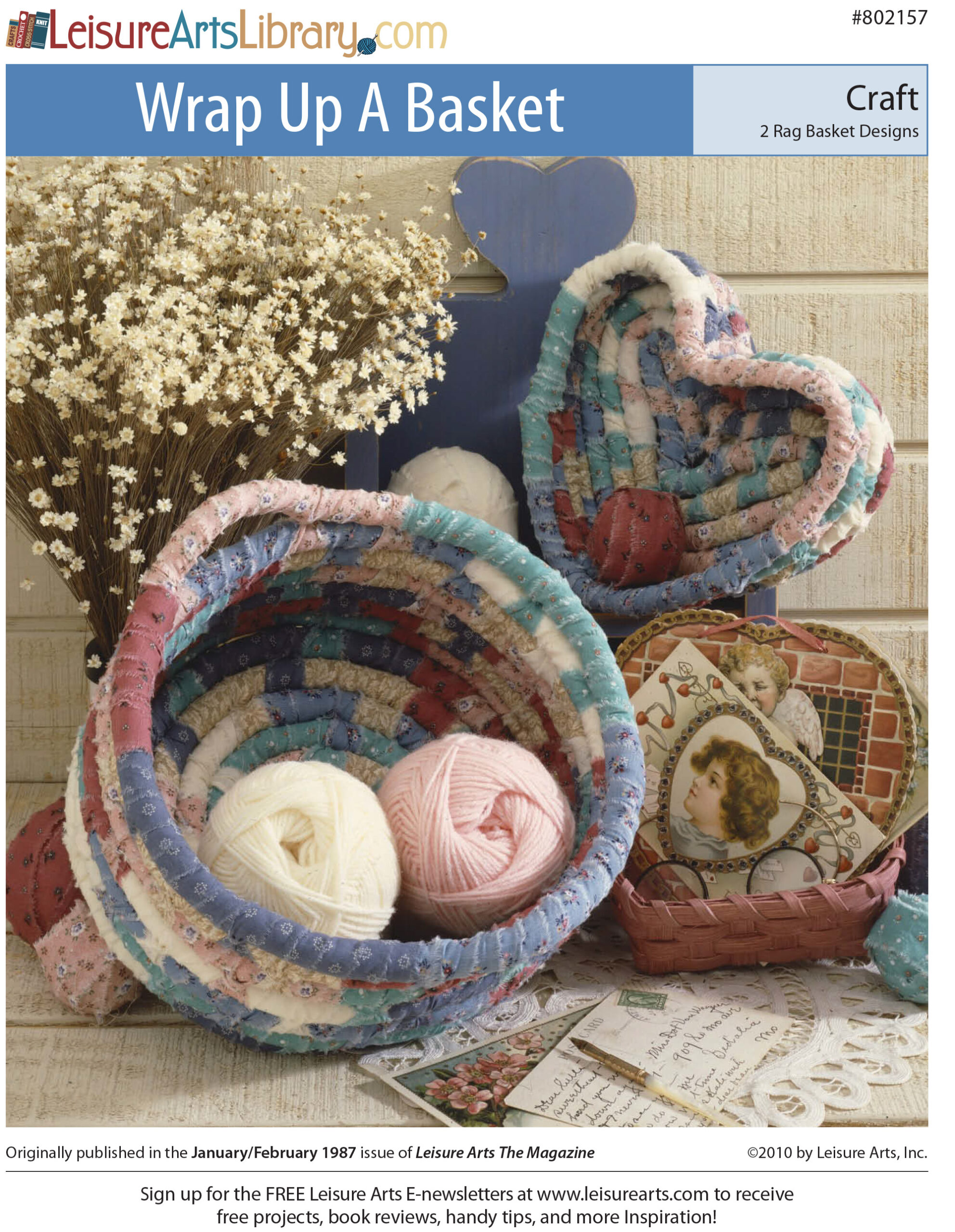 Leisure Arts Wrap Up A Basket Craft ePattern